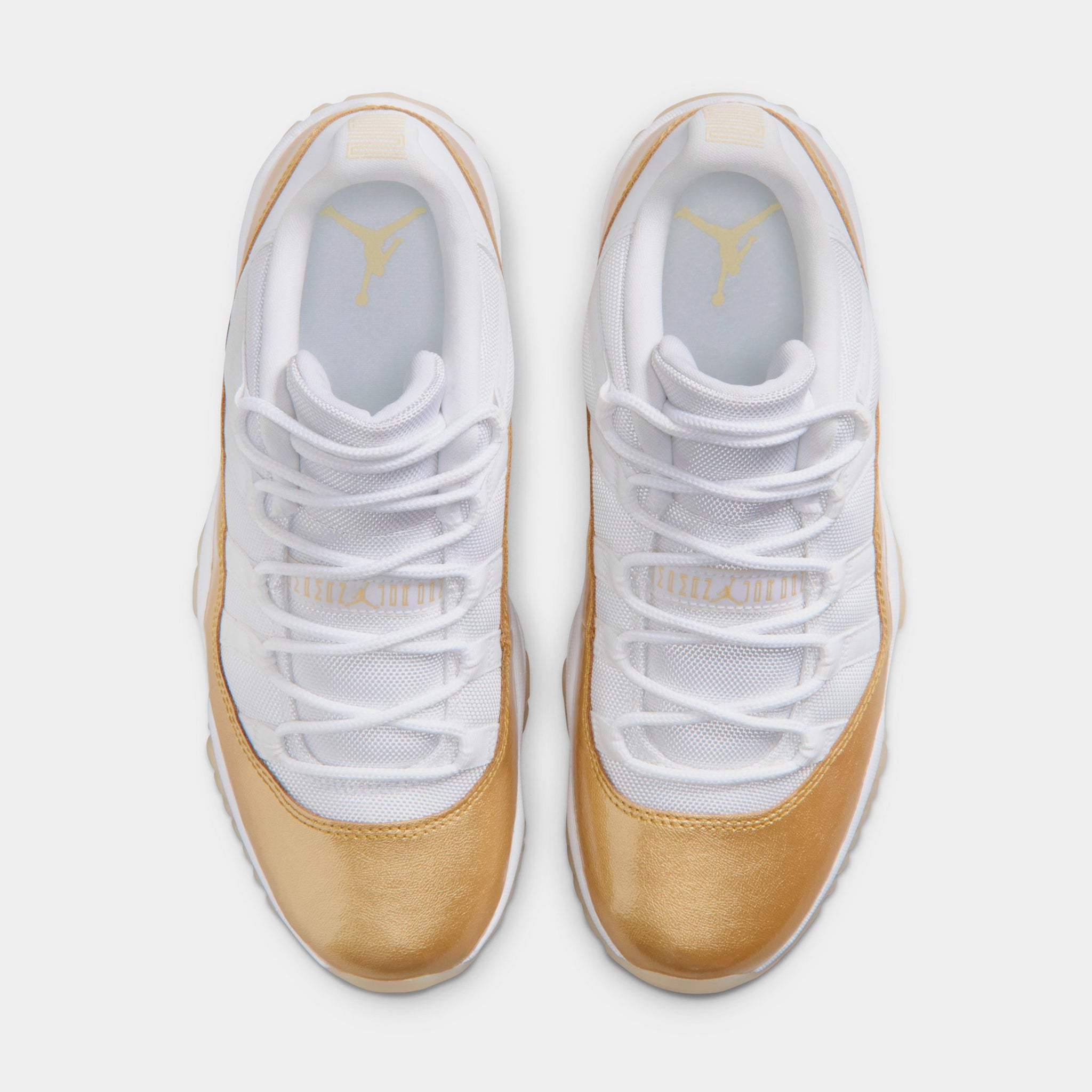 Women's Air Jordan 11 Retro Low Mother's Day - White/Metallic Gold & Team Gold