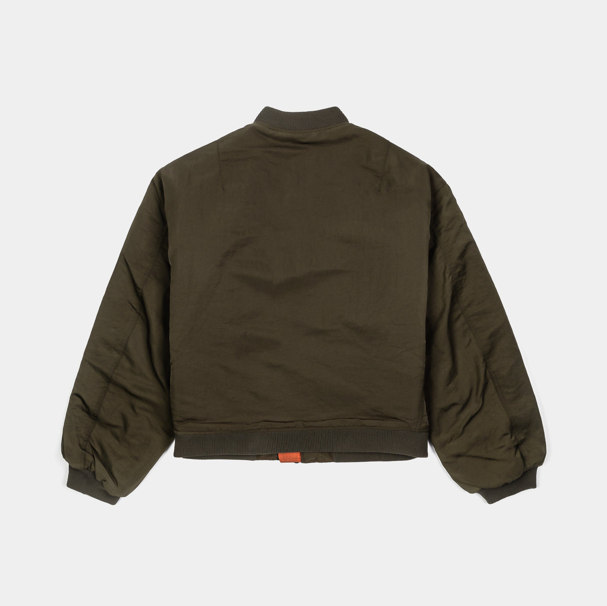 Maison Article Reversible Bomber Mens Jacket Olive Orange MANB102