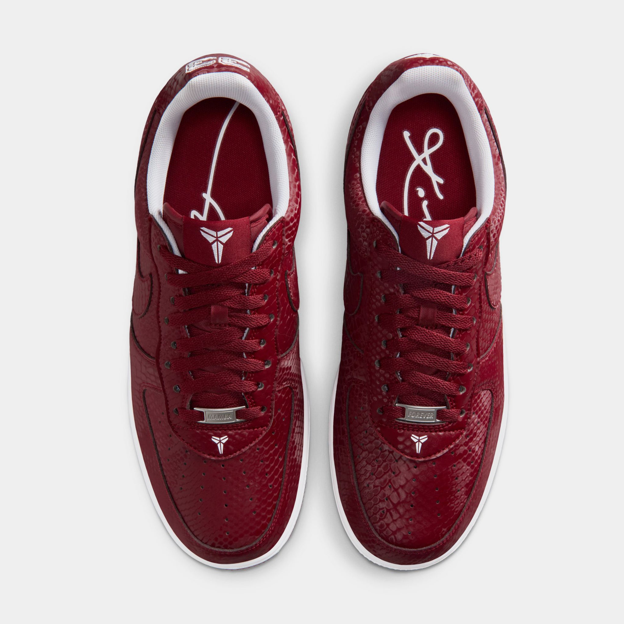 Nike Kobe Air Force 1 Lower Merion Mens Lifestyle Shoes Team Red 