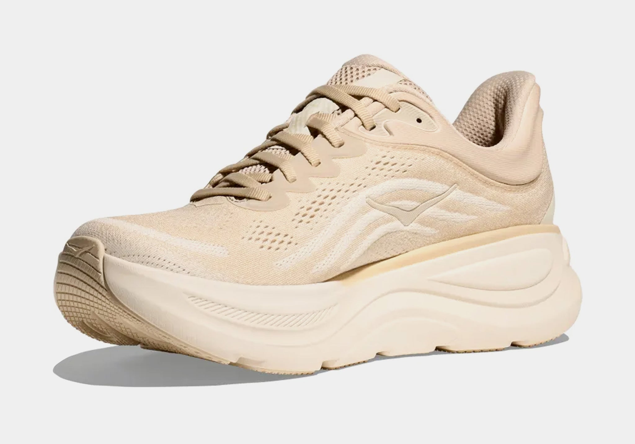 HOKA Bondi 9 Oatmeal OatMil ベージュ スニーカー Hoka Bondi 9 Mens Running Shoes Oatmeal Oat Milk 1162011