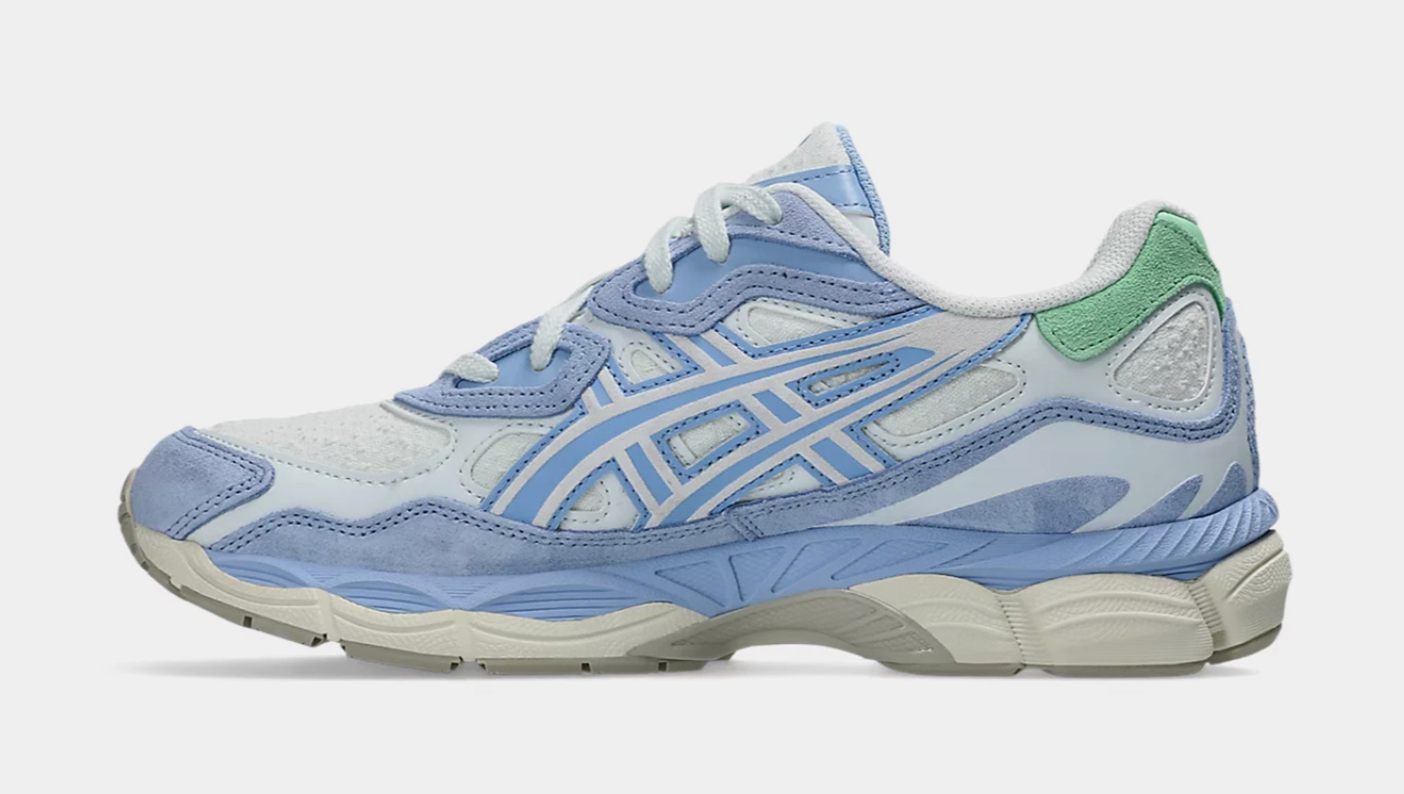 ASICS Gel NYC Mens Running Shoes Airy Blue Stone Wash 1203A826-400