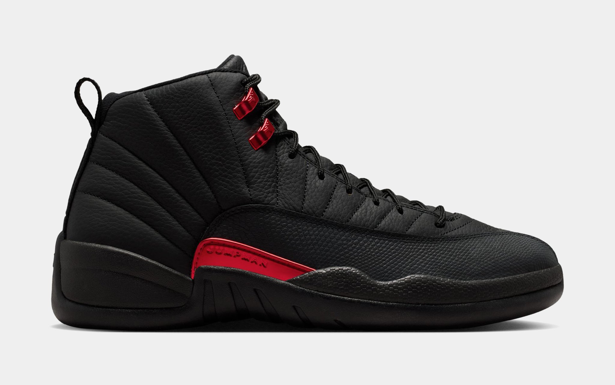 Jordan Air Jordan 12 Retro Bloodline Mens Lifestyle Shoes Black Varsity ...