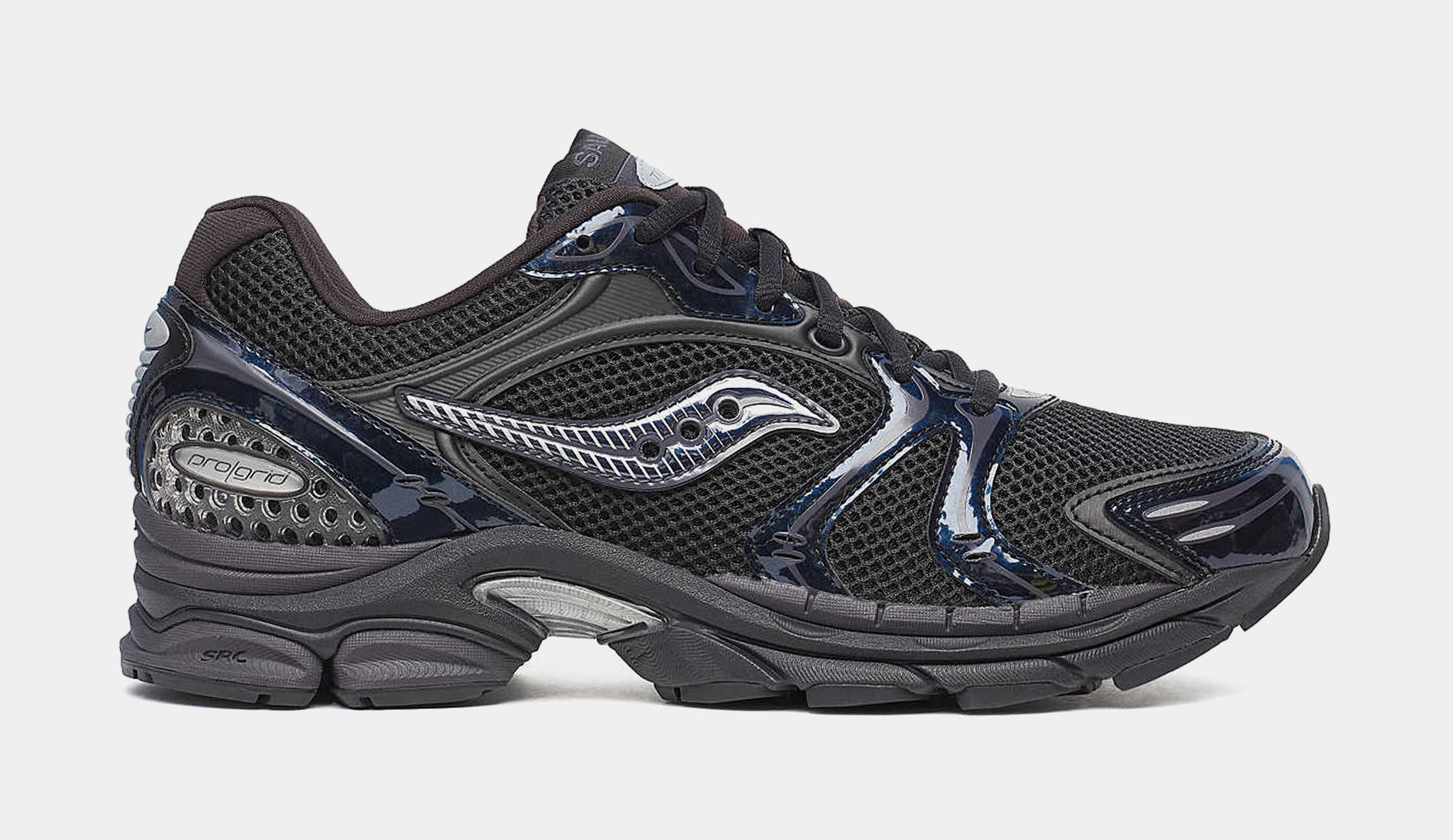 Saucony ProGrid Triumph Chroma Womens Running Shoes Black Black