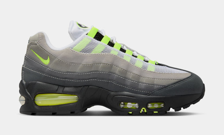 Nike Air Max 95 Big Bubble Neon Grade School Running Shoes Black