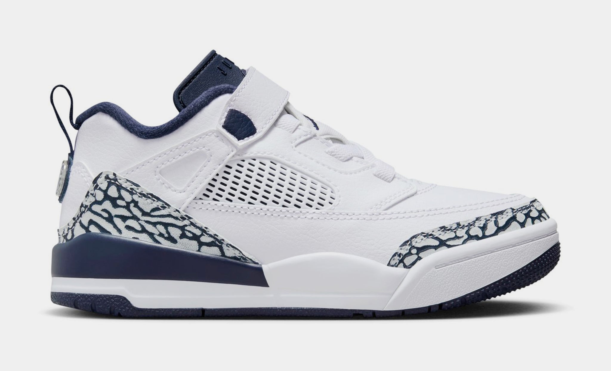 Jordan Spizike Low Preschool Basketball Shoes White Obsidian Pure Platinum FQ3951-104 â Shoe Palace