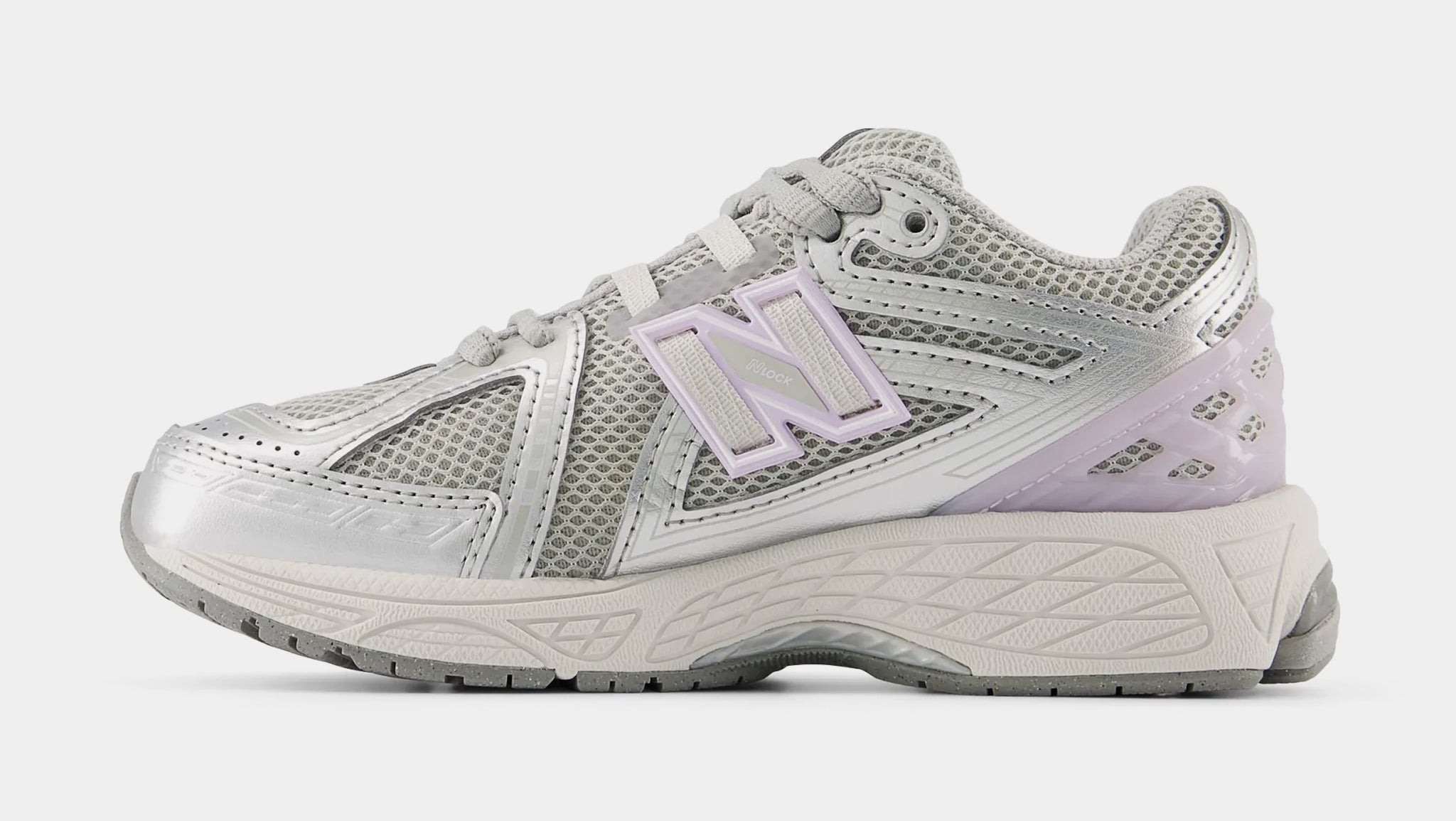 New Balance 1906R Preschool Running Shoes Silver Metallic Milk