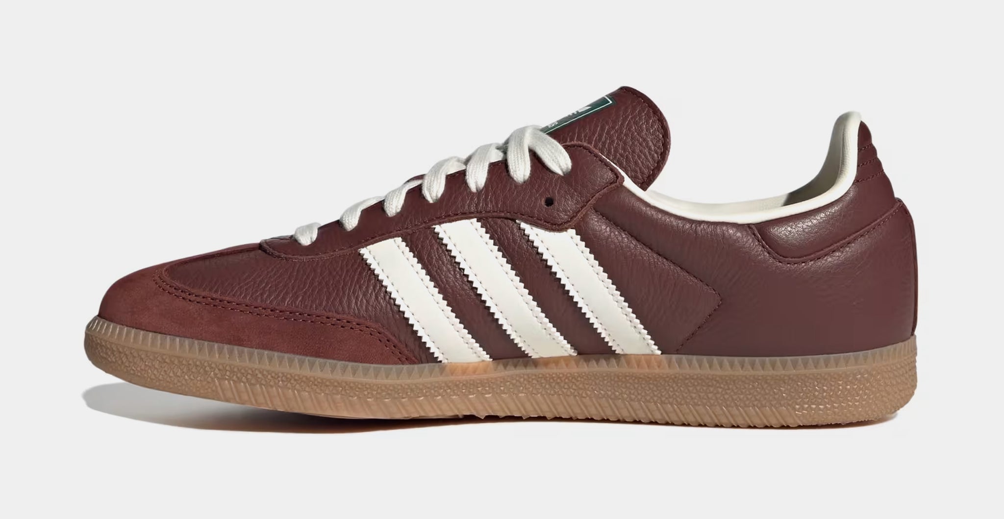adidas Samba OG Mens Lifestyle Shoes Fox Brown Off White Gum
