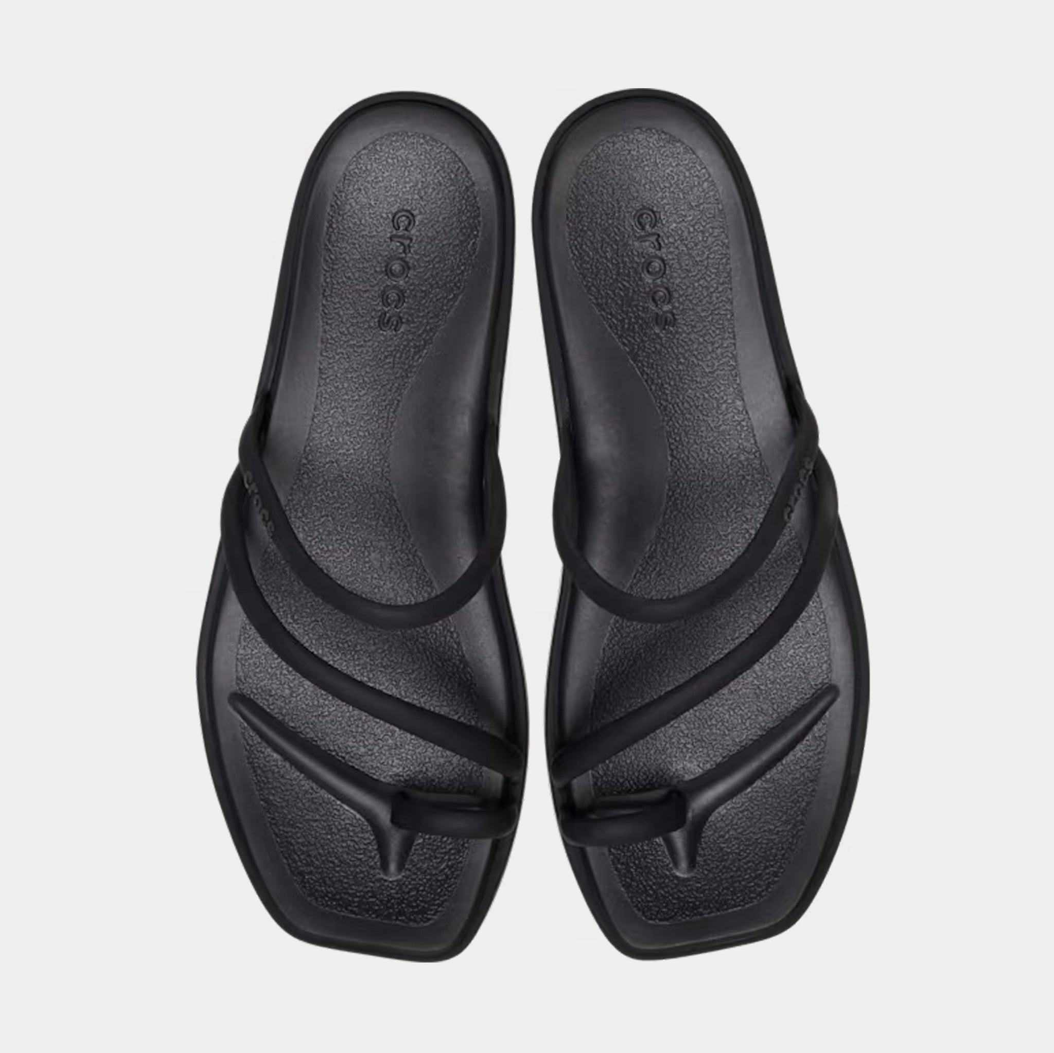 Crocs Miami Toe Loop Womens Sandals Black 209862-001 – Shoe Palace