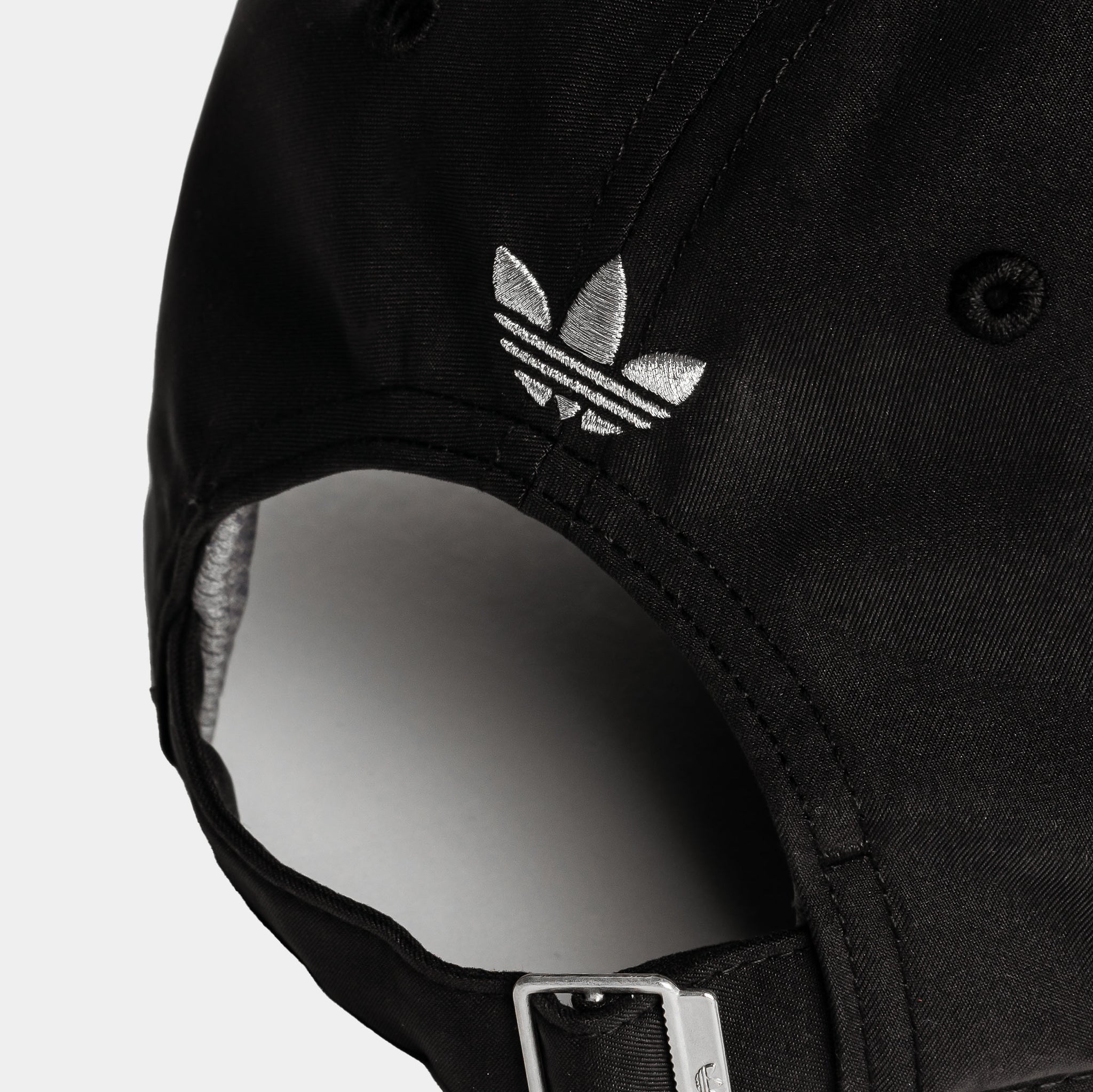 adidas Rhinestone Trefoil Baseball Cap Womens Hat Black  display picture 2