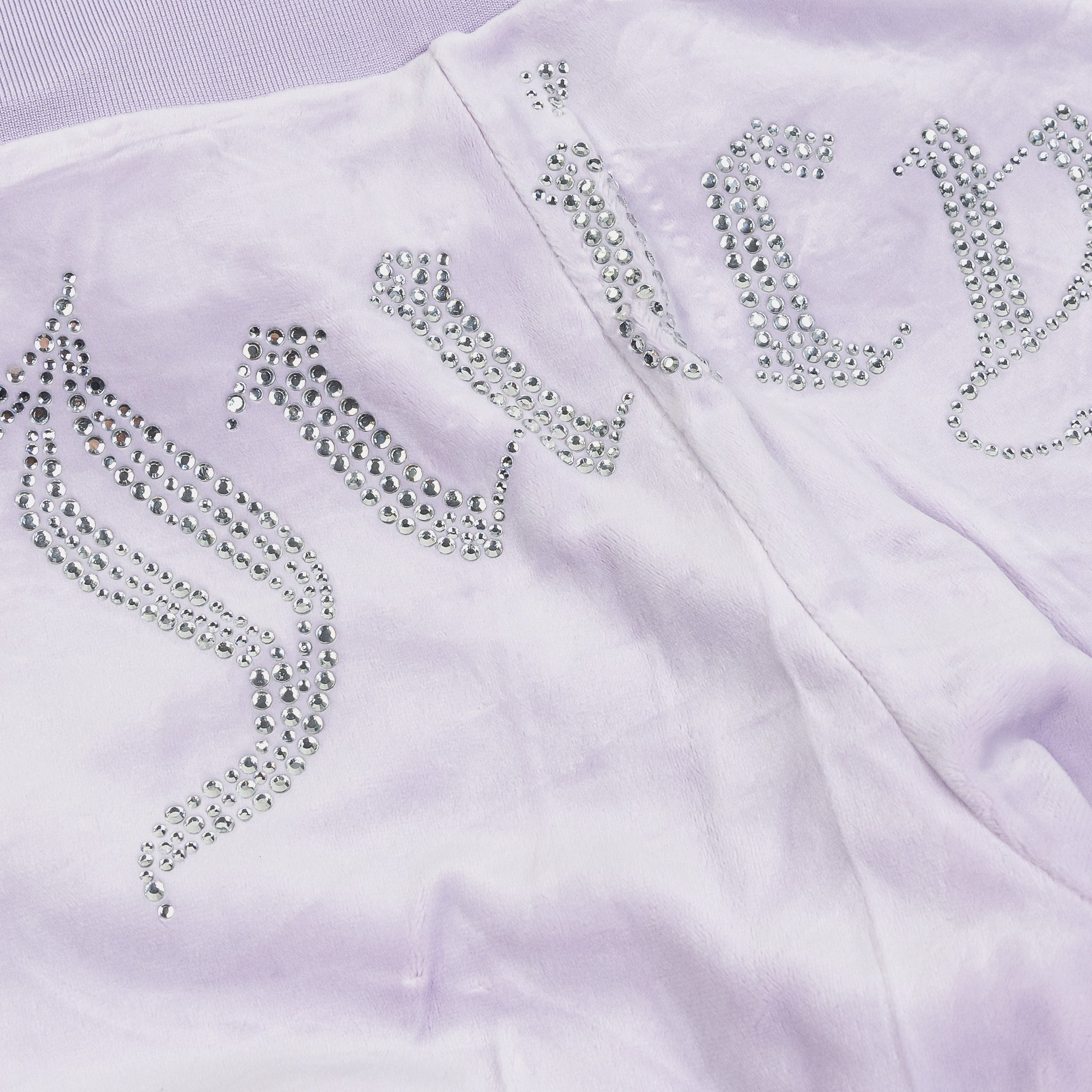 Juicy Couture Og Big Bling Velour Womens Track Pants Violet
