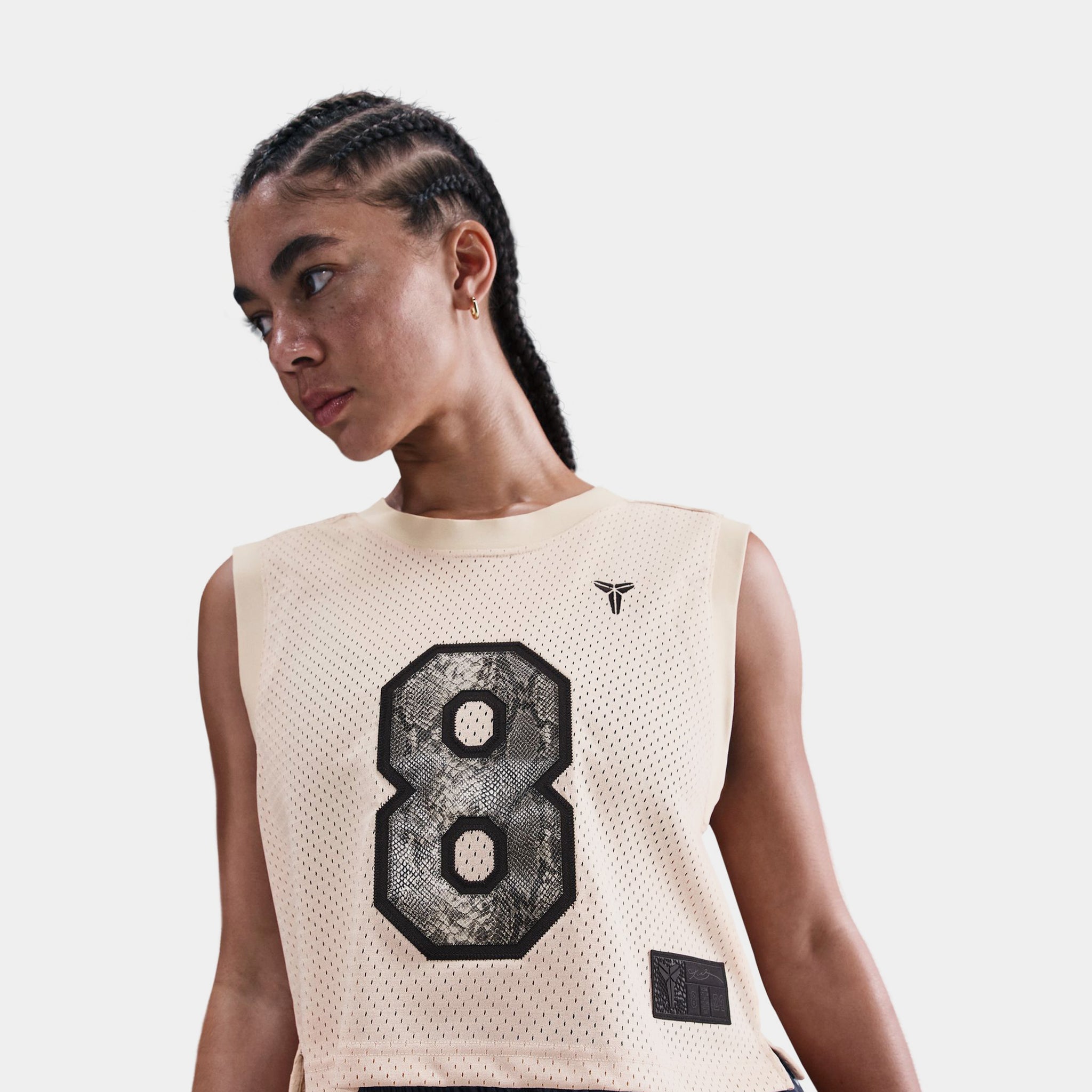 Nike Kobe Cropped Womens Jersey Sanddrift Black IB2724-126