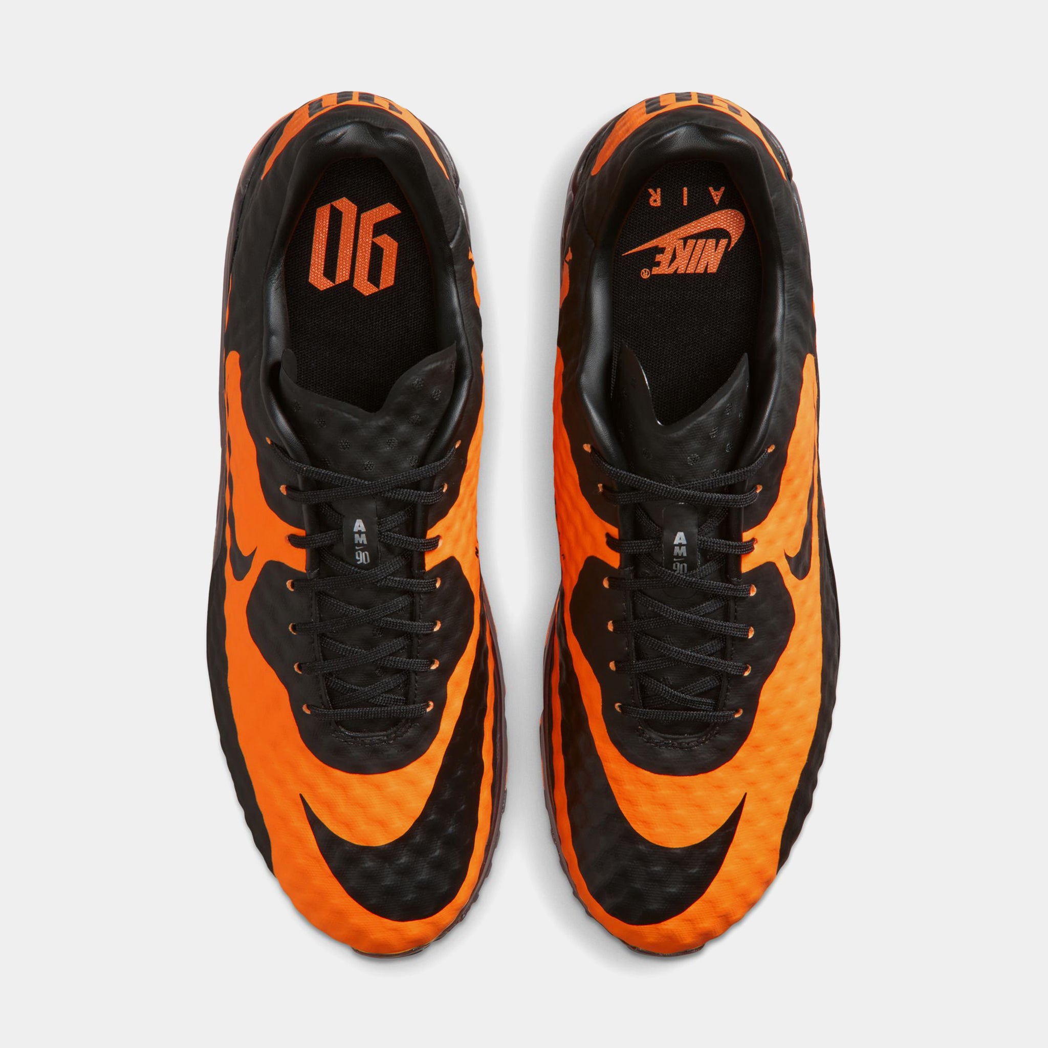 Nike Air Max 90 Hypervenom Mens Running Shoes Bright Citrus Black