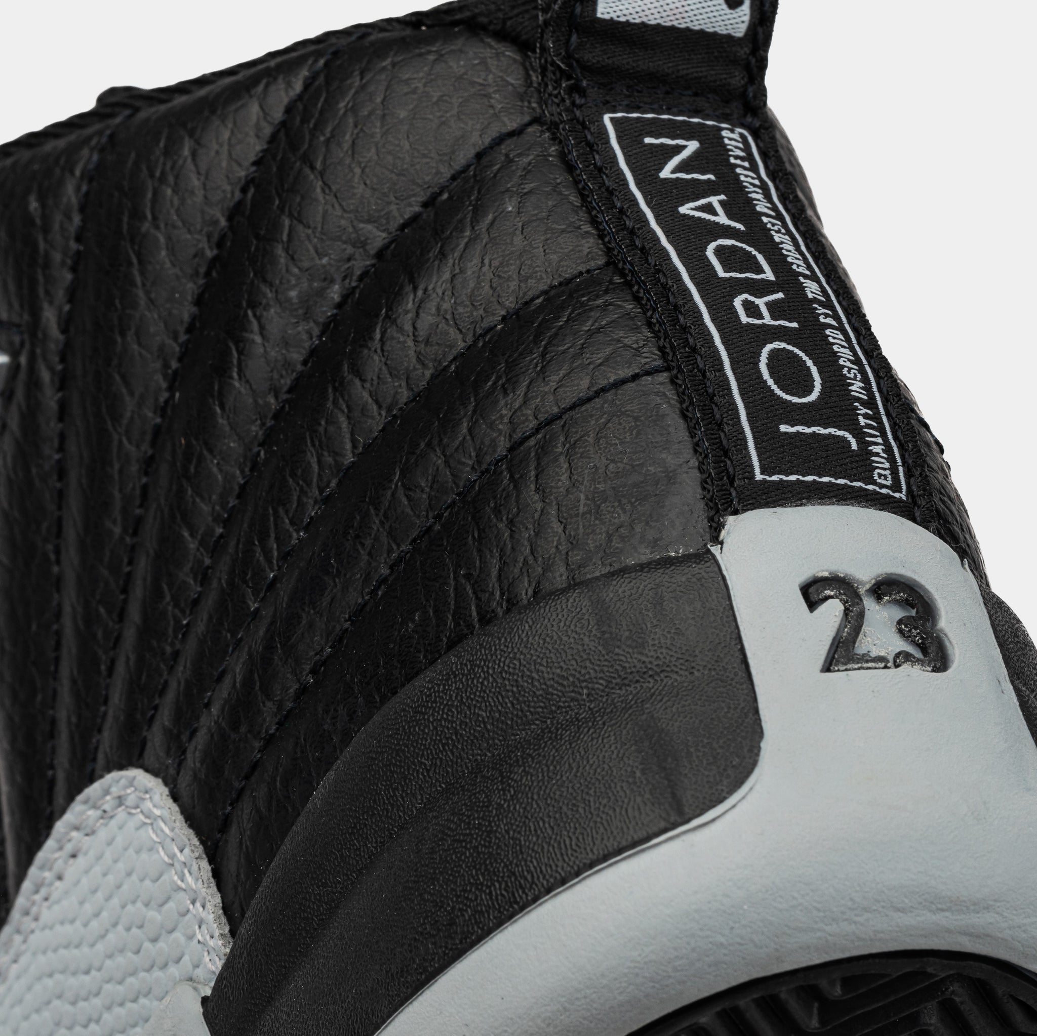 Jordan Air Jordan 12 Retro Black and Wolf Grey Preschool Lifestyle