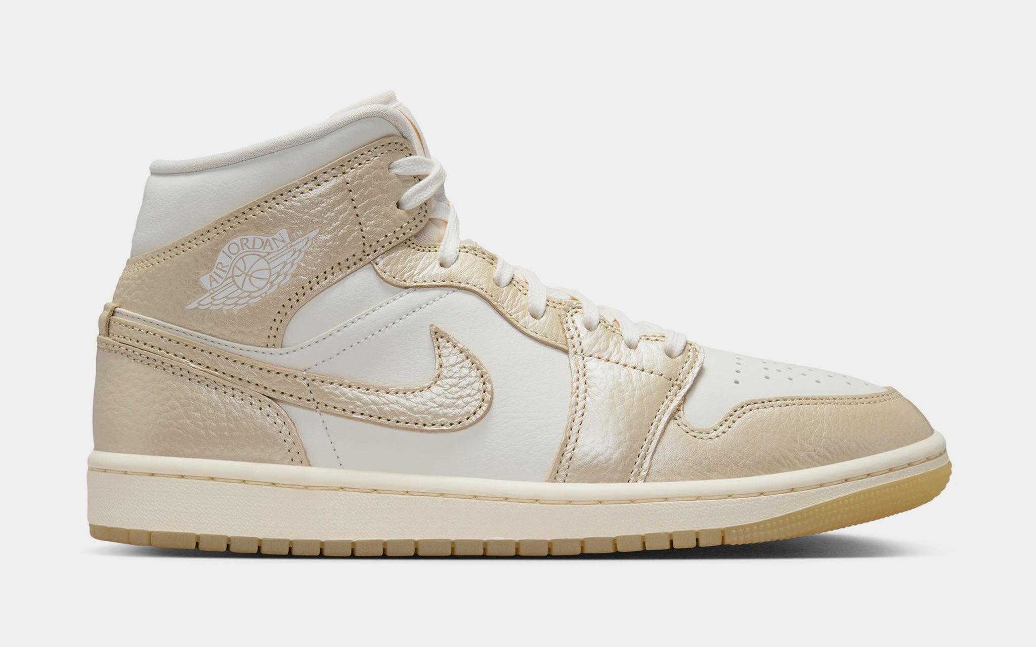 げんじんさま専用　Nike Air Jordan 1 ホワイト/ベージュ　セット Jordan Air Jordan 1 Mid SE Womens Lifestyle Shoes Sail Pale Ivory