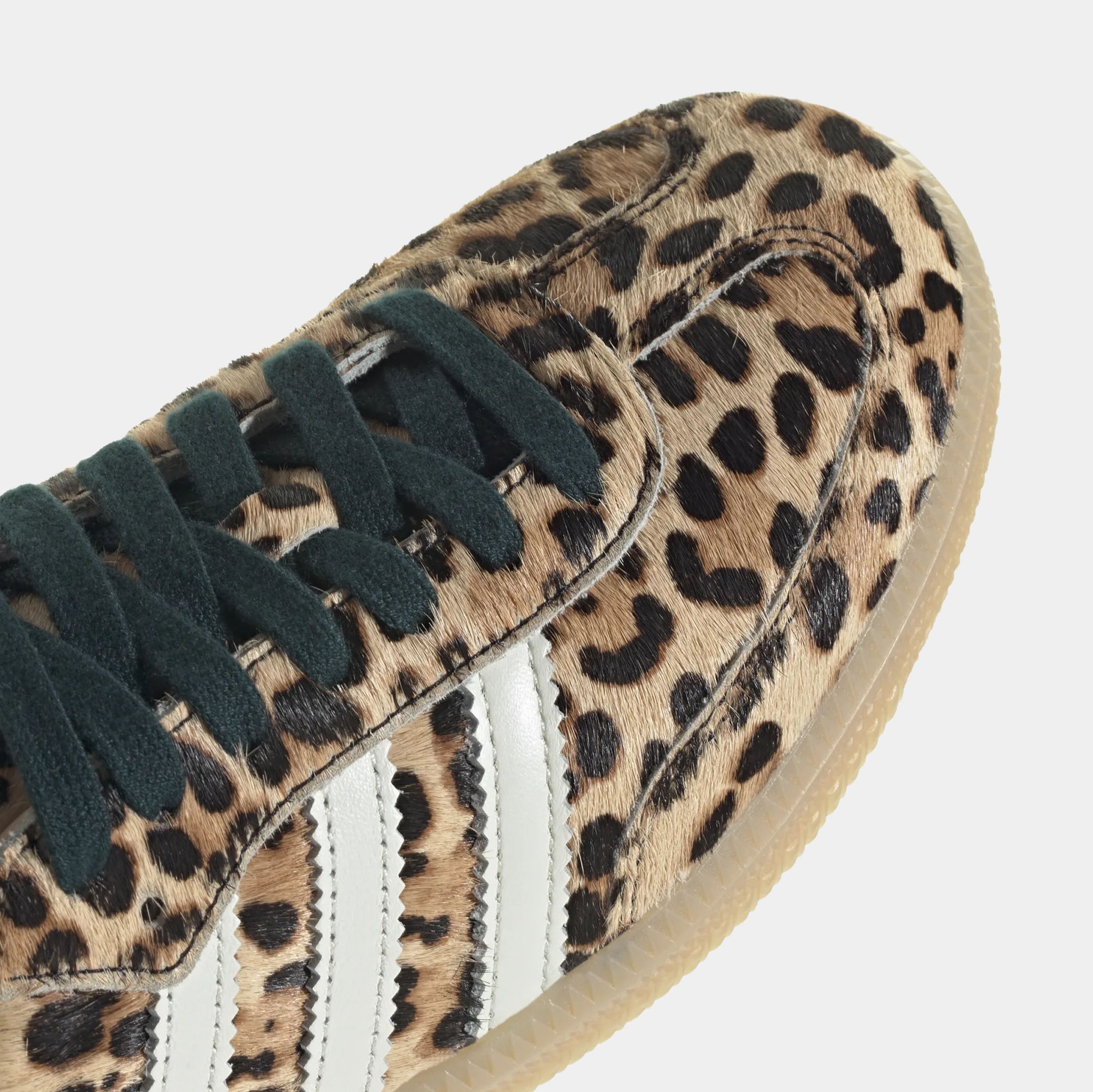 adidas Samba OG Leopard Womens Lifestyle Shoes Magic Beige Ivory