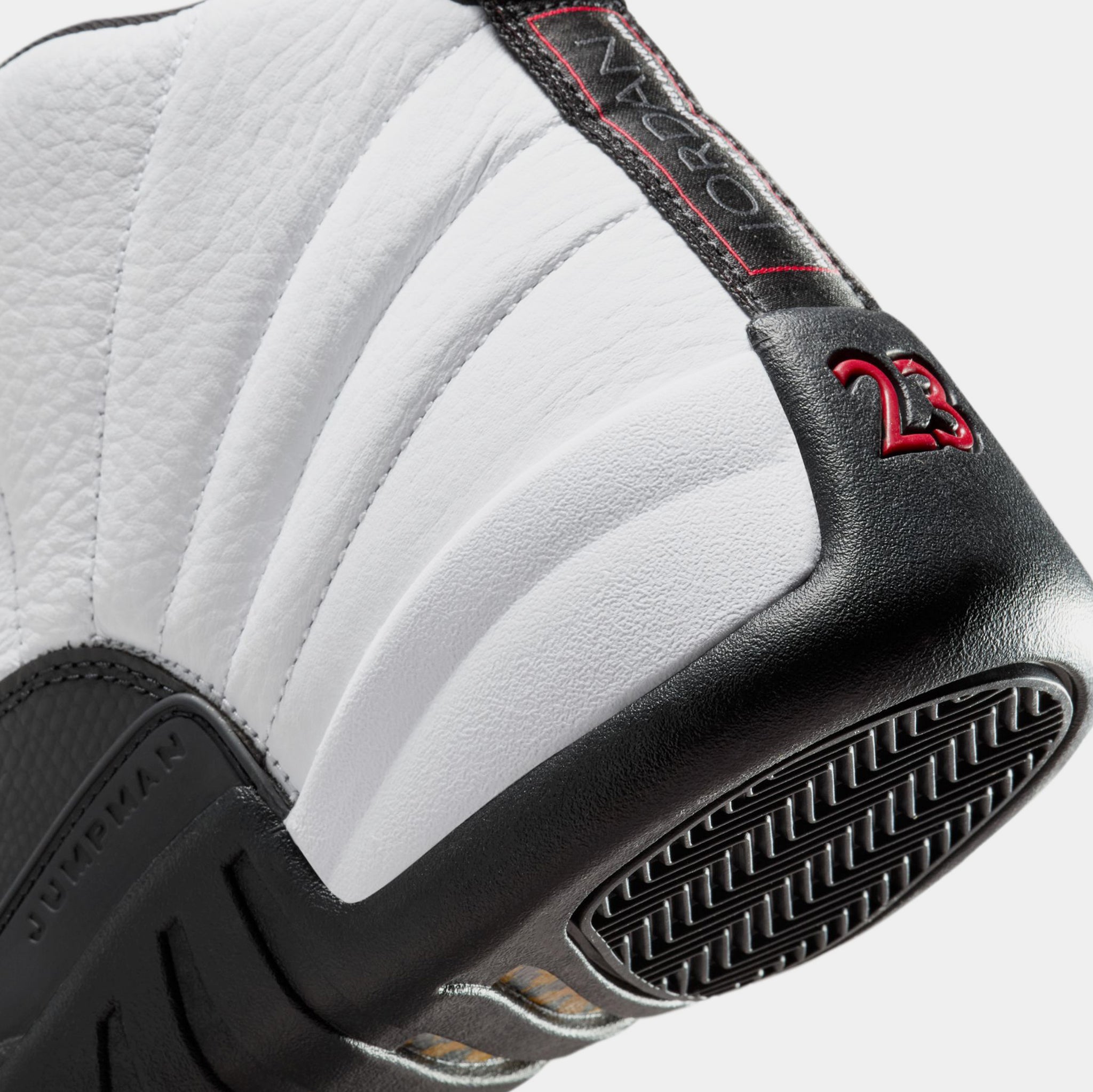 Jordan Air Jordan 12 Retro Taxi Mens Lifestyle Shoes White Black 