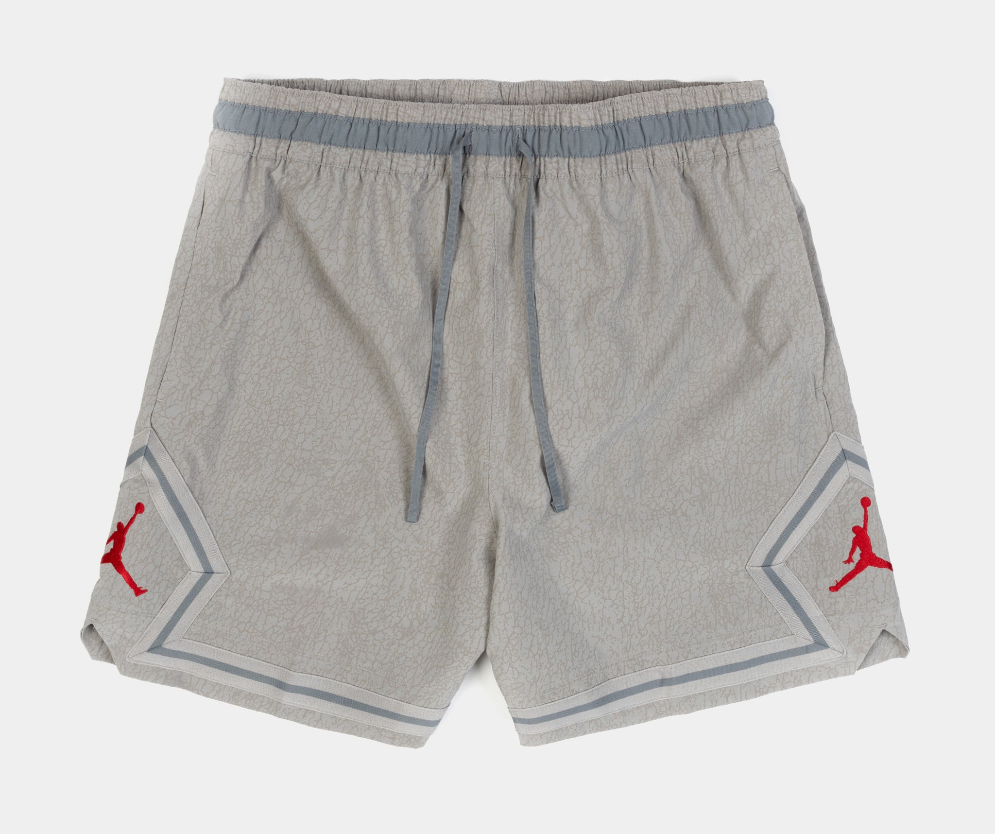 Basketball Shorts Grey Jordan Shorts Mens Jordan Diamond Woven