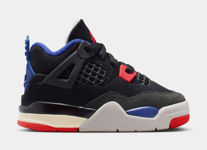 Jordan Air Jordan 4 Retro Rare Air Preschool Lifestyle Shoes Black