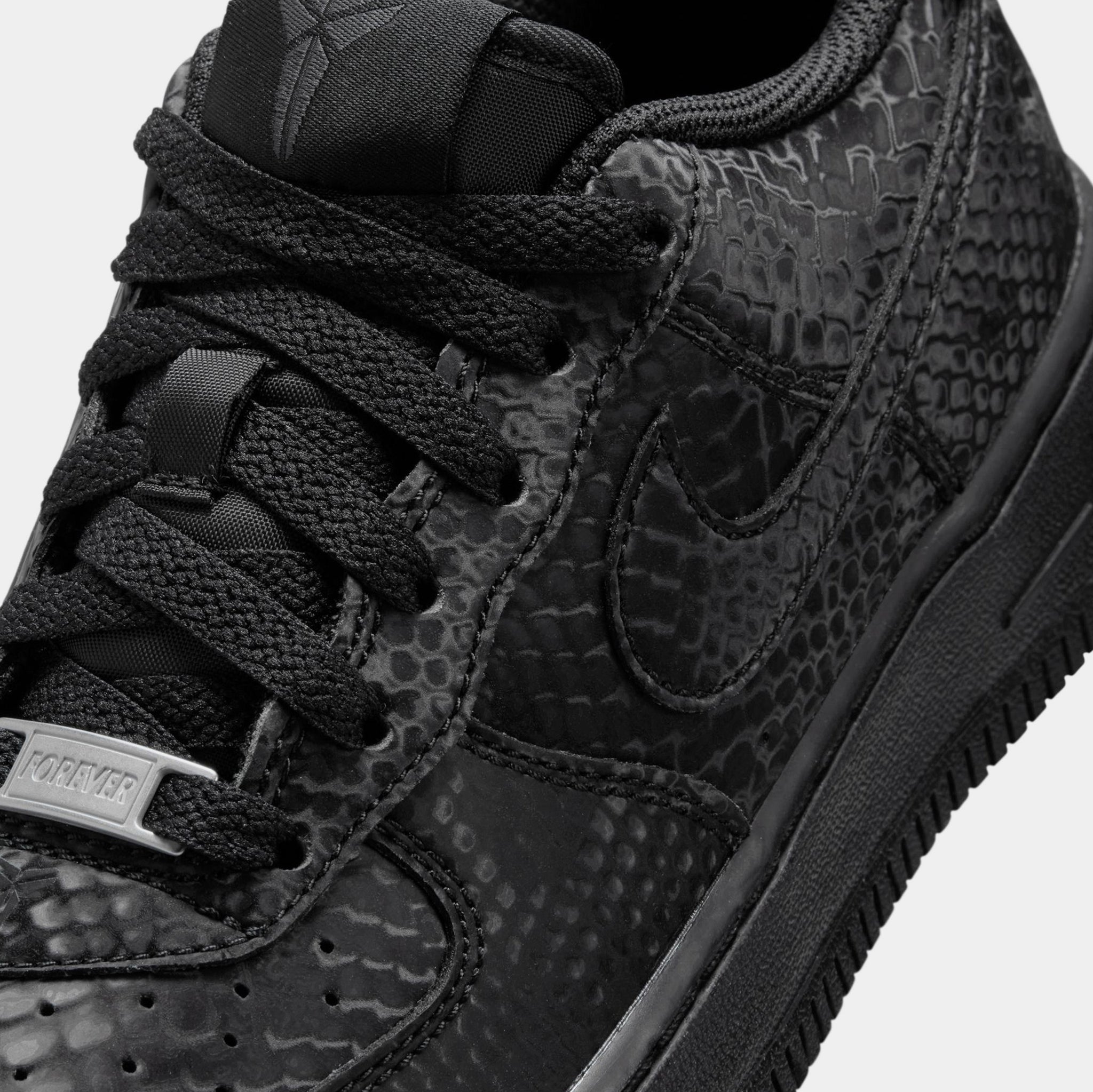 Nike Kobe Air Force 1 Low Grade School Lifestyle Shoes Black 