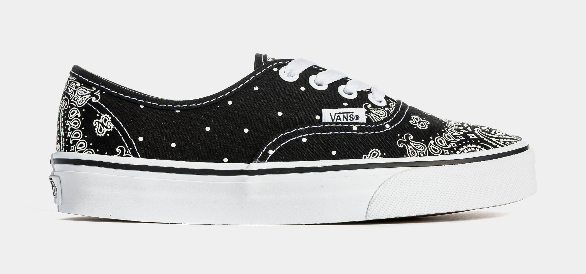 Vans Authentic Grade School Lifestyle Shoes Black White Z0WBPR
