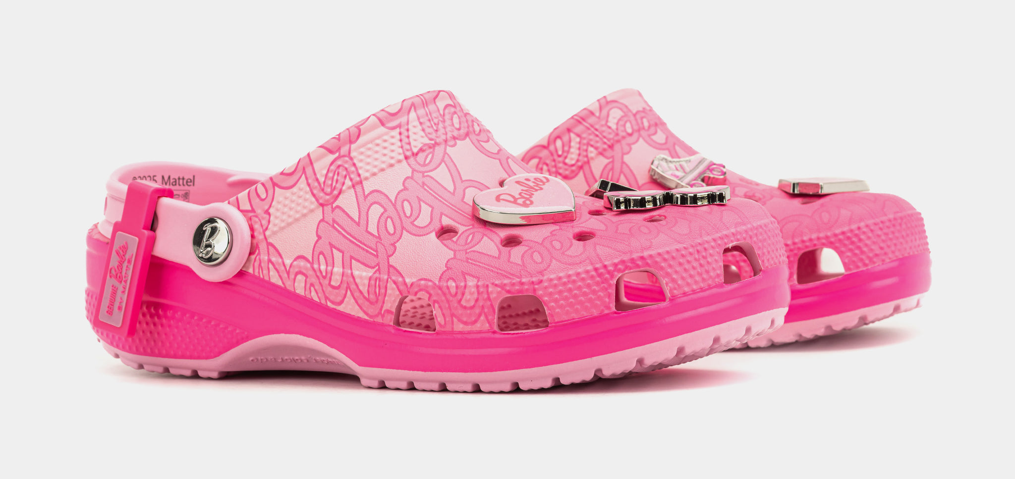 Crocs Mattel Barbie Classic Clog Womens Sandals Pink Pink 211405