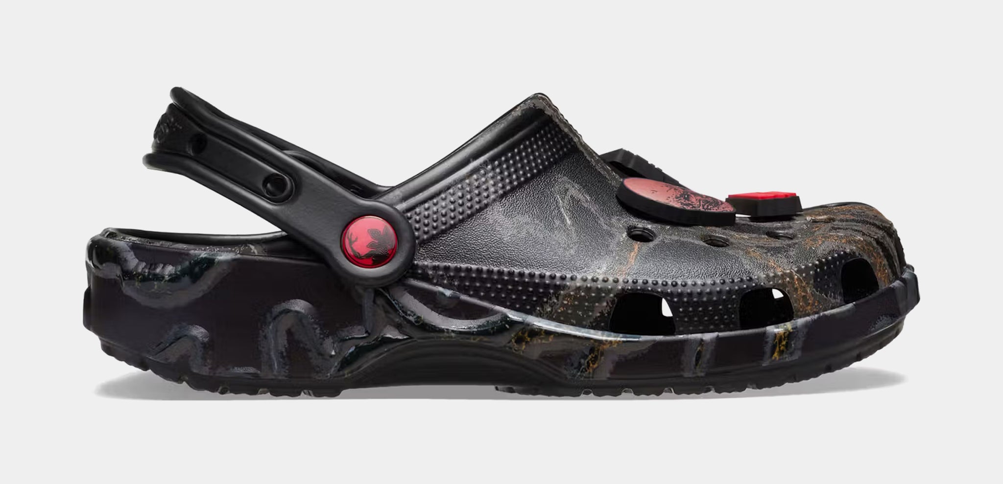 Crocs Stranger Things Classic Clog Mens Sandals Black Red 212074