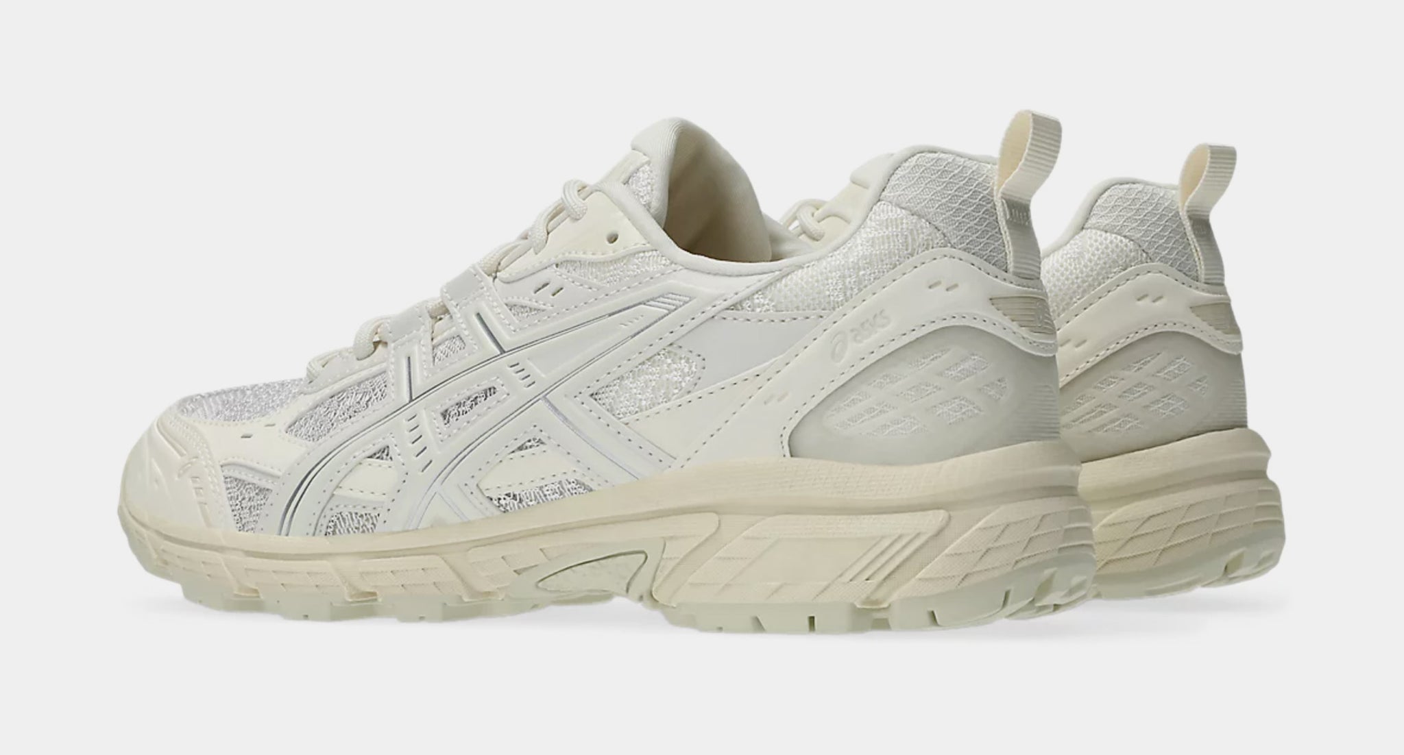 ASICS Gel Nunobiki Mens Running Shoes Cream Pure Silver 1203A597