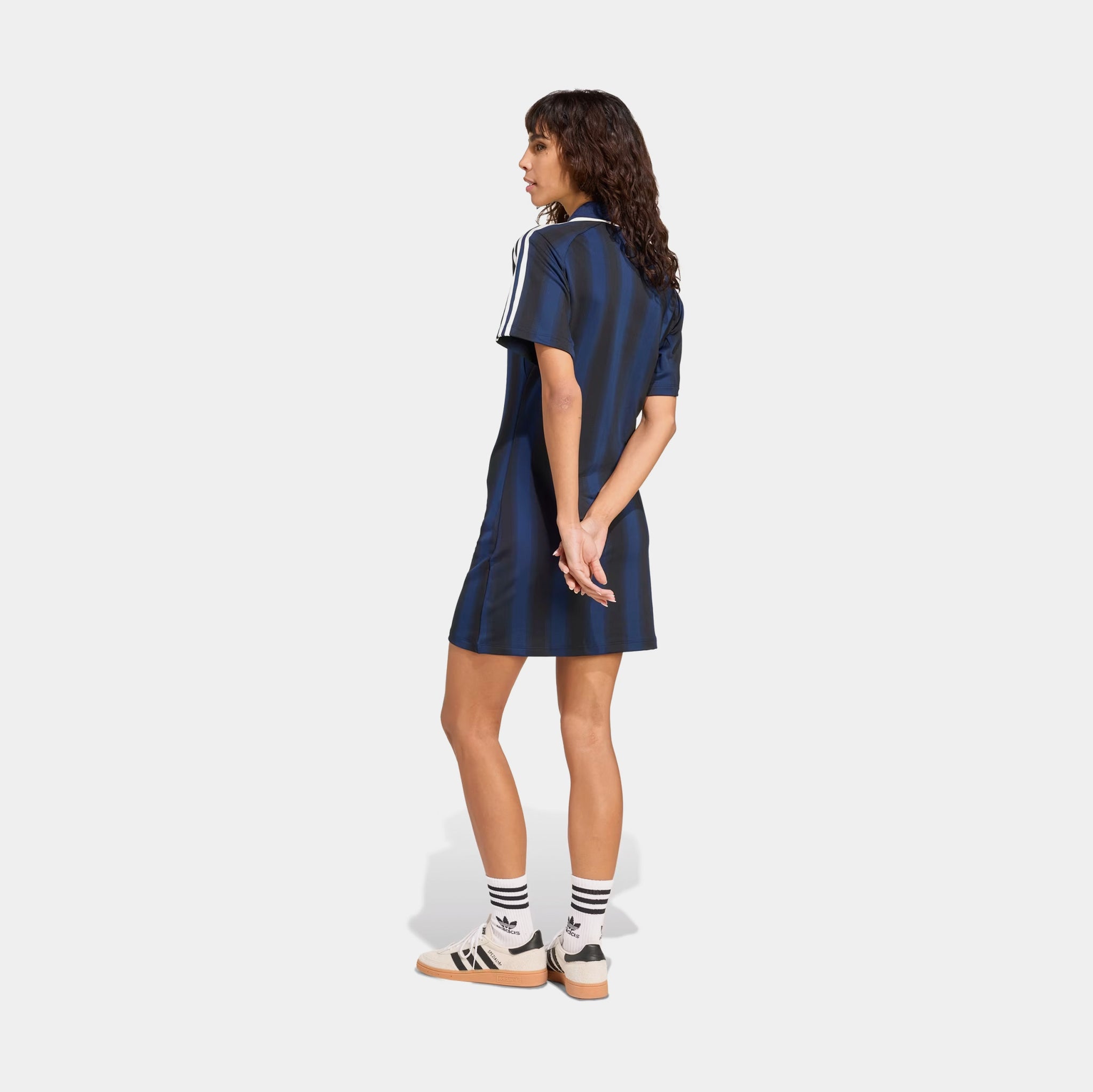 adidas wear dress adidas Soccer Inspired Graphic Womens Dress (Night Indigo)