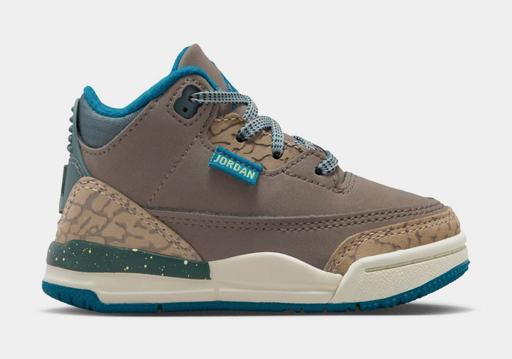 Jordan Air Jordan 3 Retro Olive Grey Preschool Lifestyle Shoes
