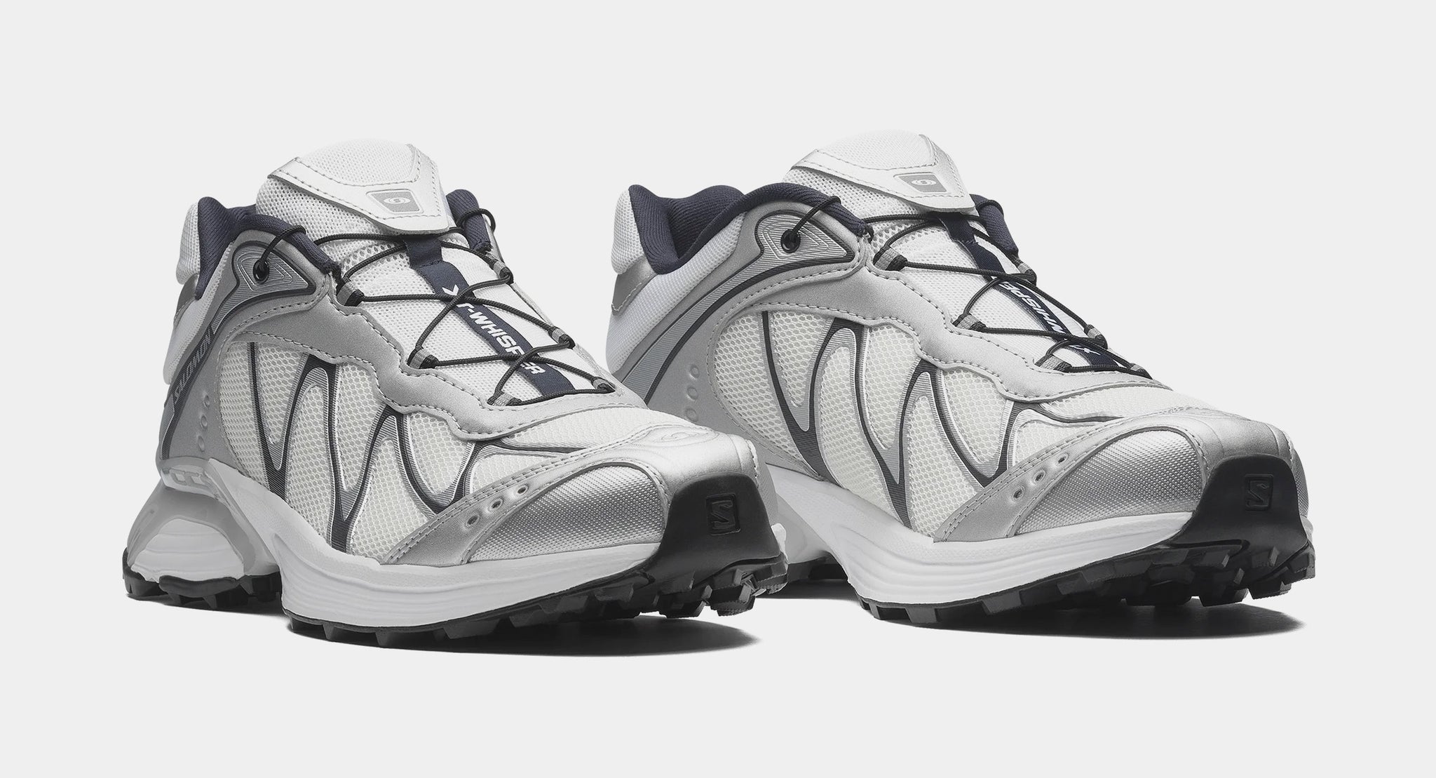 SALOMON - ta_chang Salomon XT-Whisper Mens Running Shoes White Silver Black