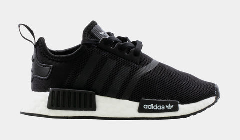 adidas Nmd R1 Preschool Running Shoes (Black)