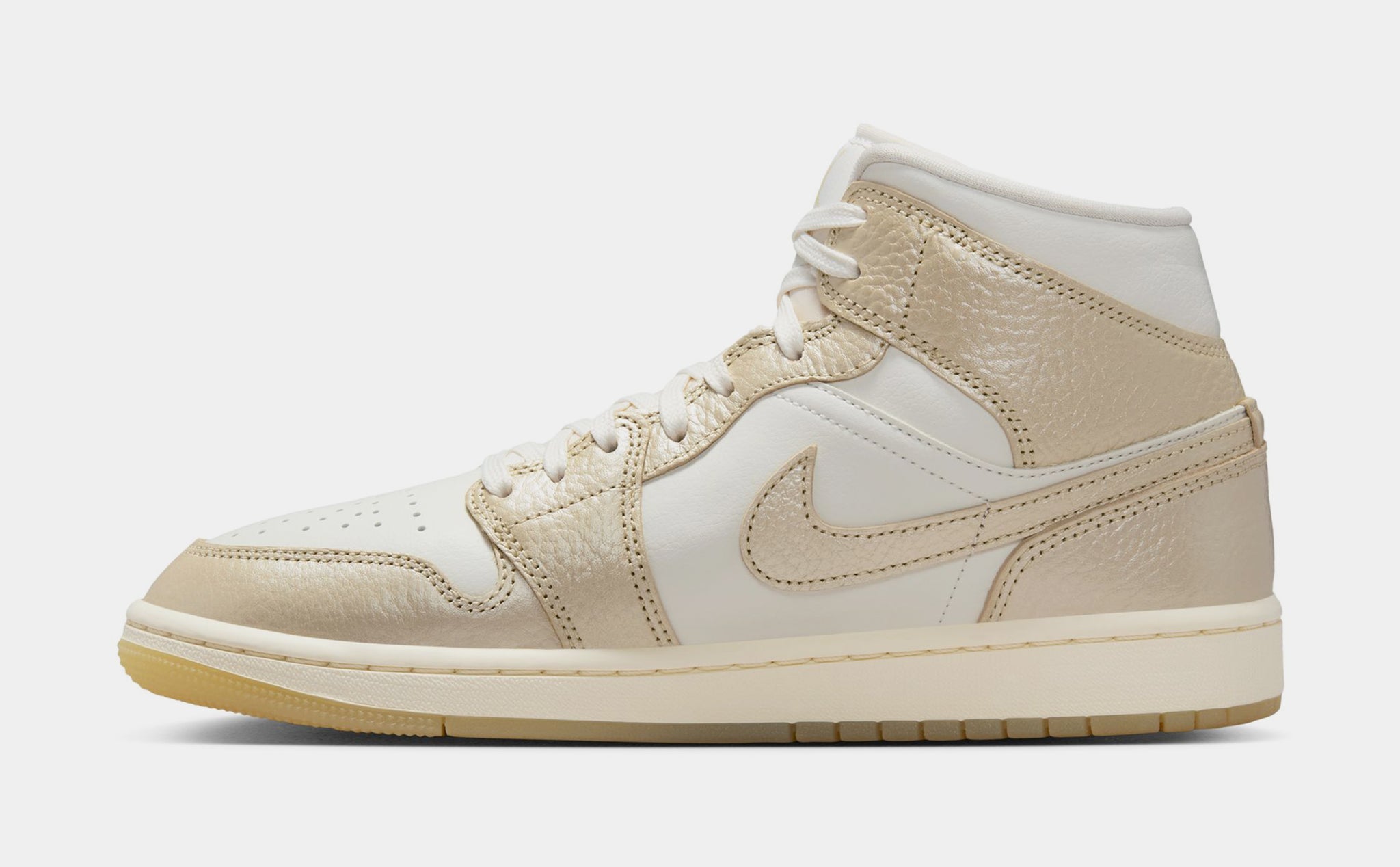 Jordan Air Jordan 1 Mid SE Womens Lifestyle Shoes Sail Pale Ivory