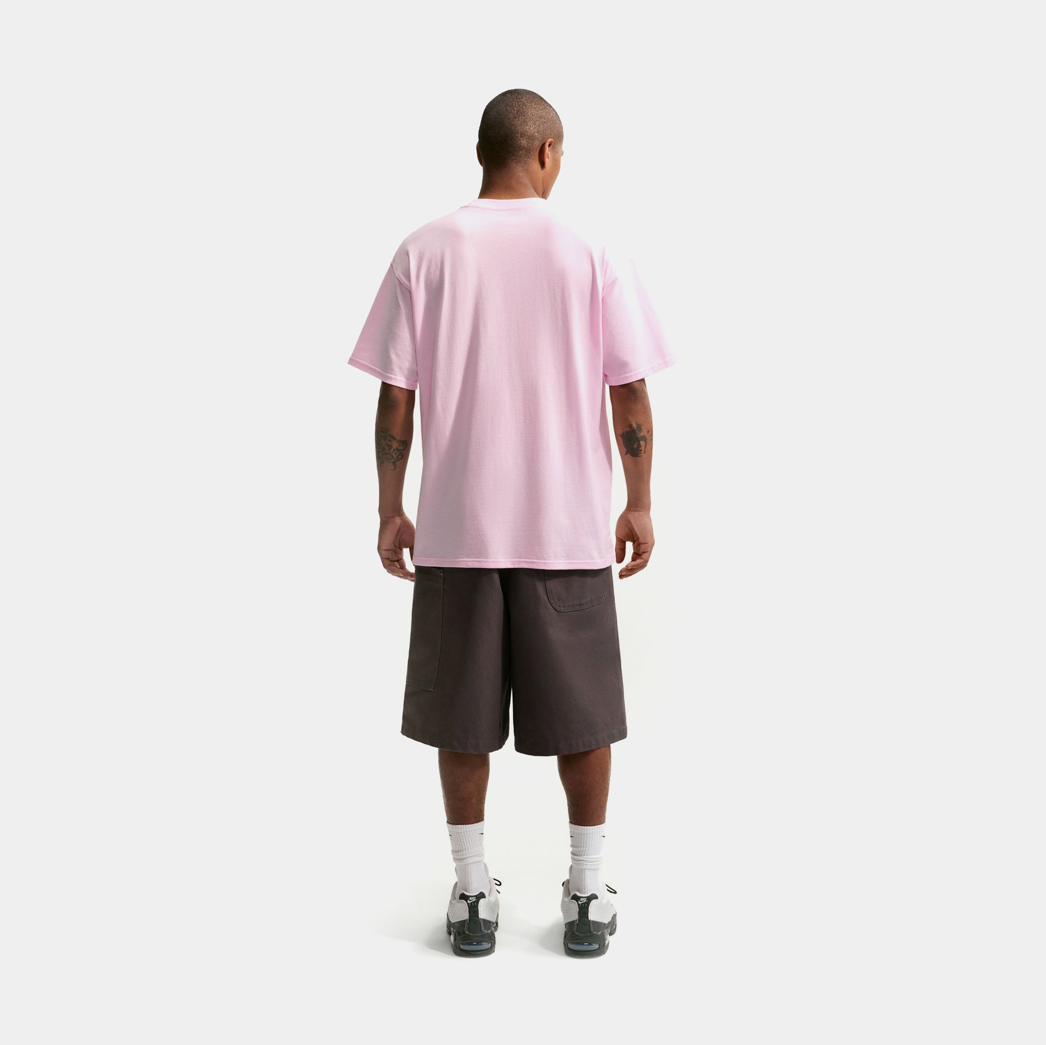 Nike Max90 No Finish Line Mens Short Sleeve Shirt Pink Green
