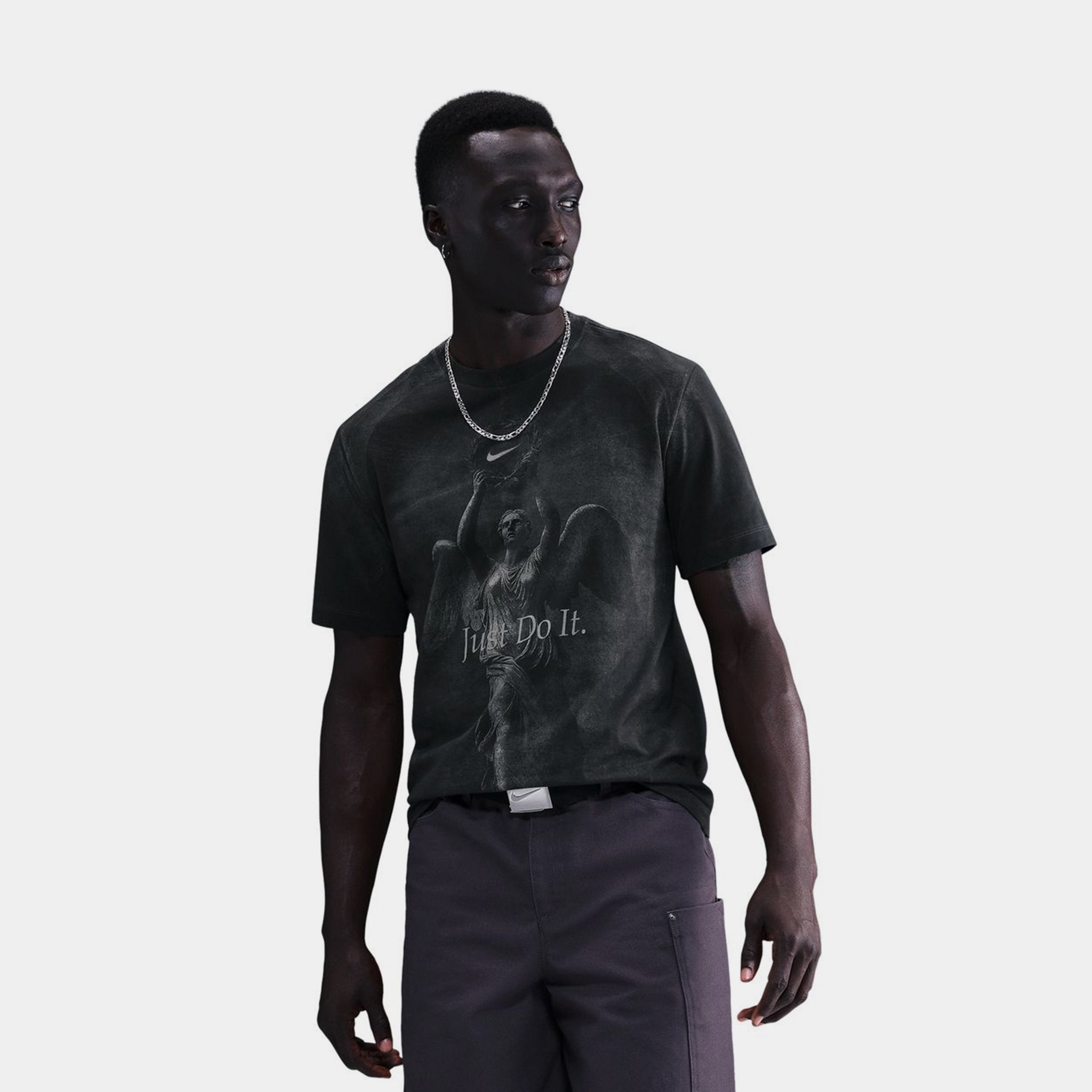 nike off shoulder shirt