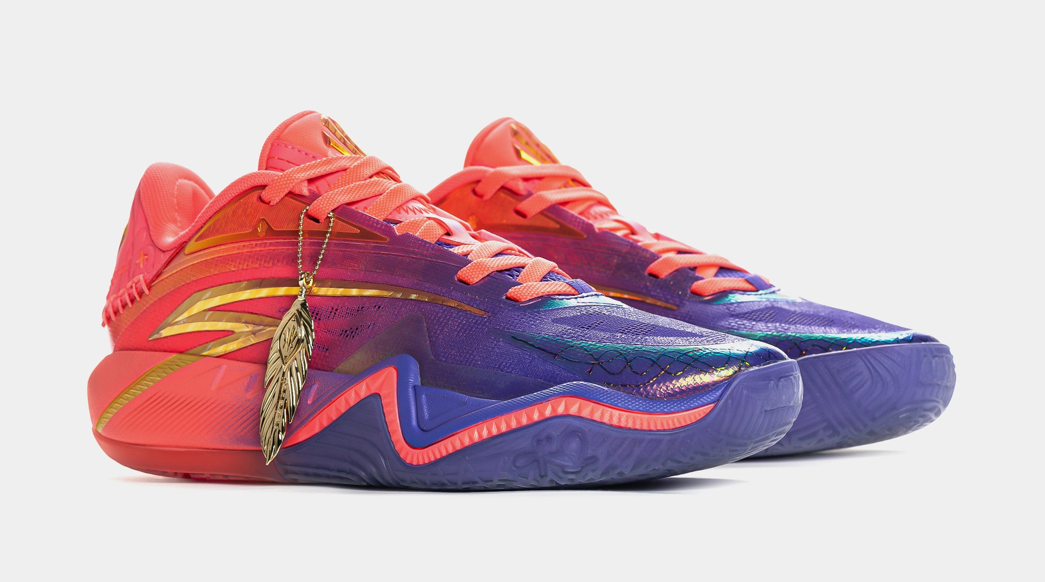 ANTA Kai 3 432HZ Mens Basketball Shoes Pink Purple 8126B1102-1