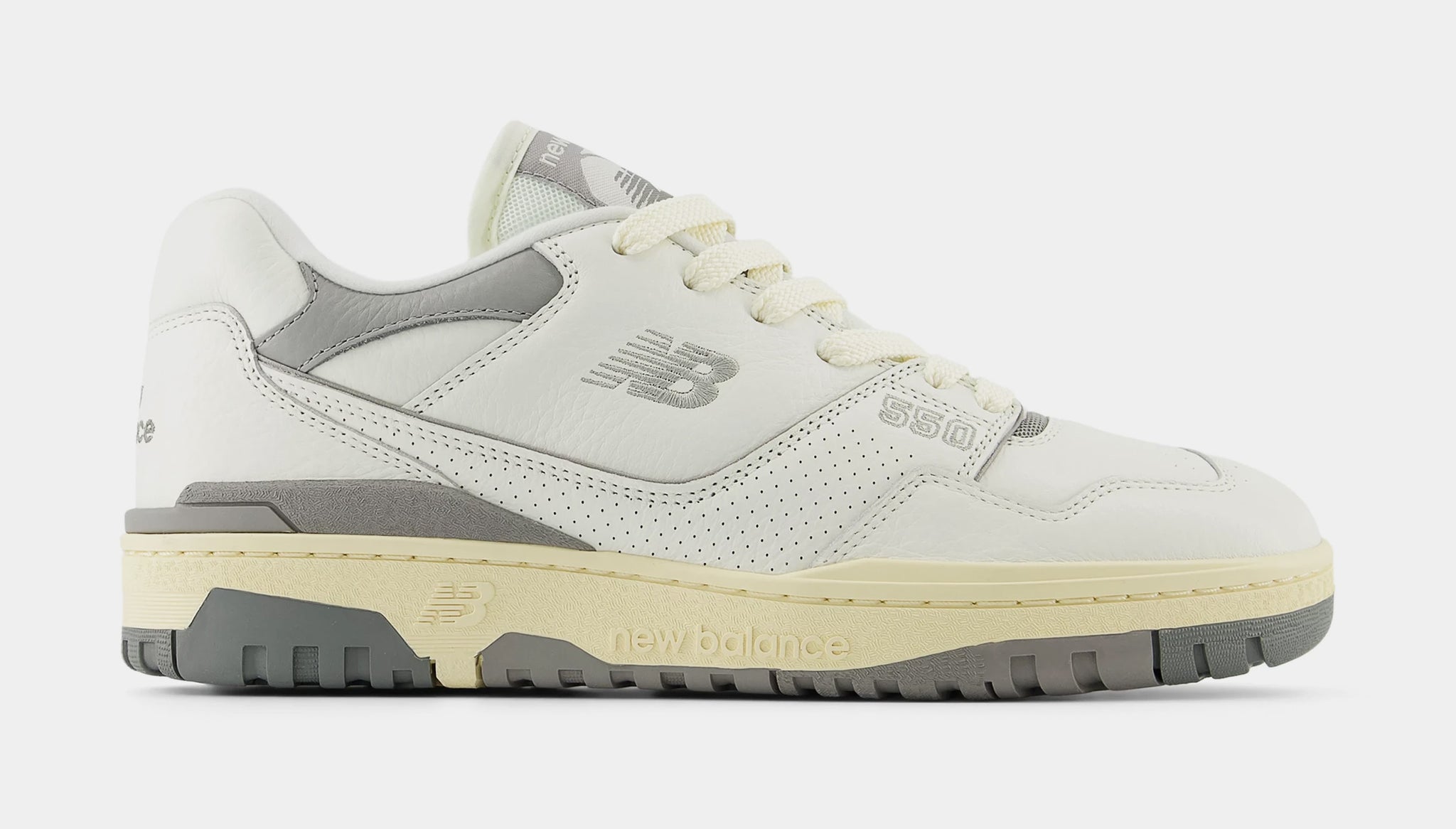 New Balance 550 Mens Lifestyle Shoes White Grey BB550PTC – Shoe Palace