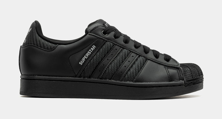 adidas Men's Superstar II Shoes, Size 8.5, Black/Black