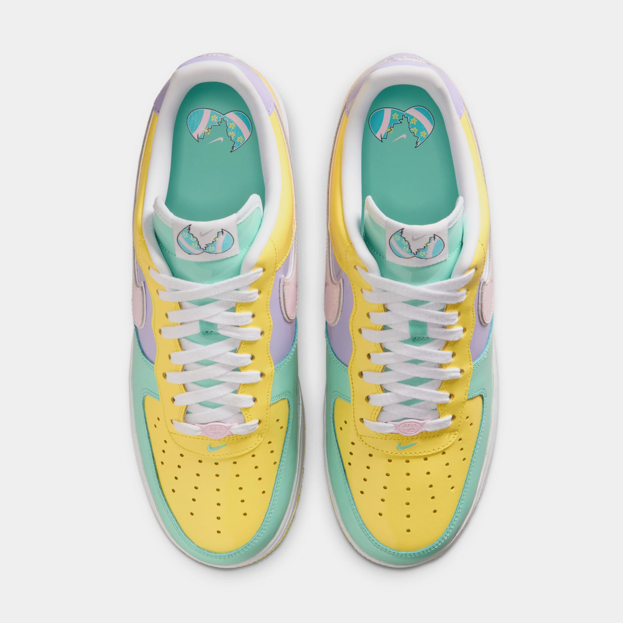 Nike Air Force 1 '07 Easter Mens Lifestyle Shoes Yellow Pulse Pink