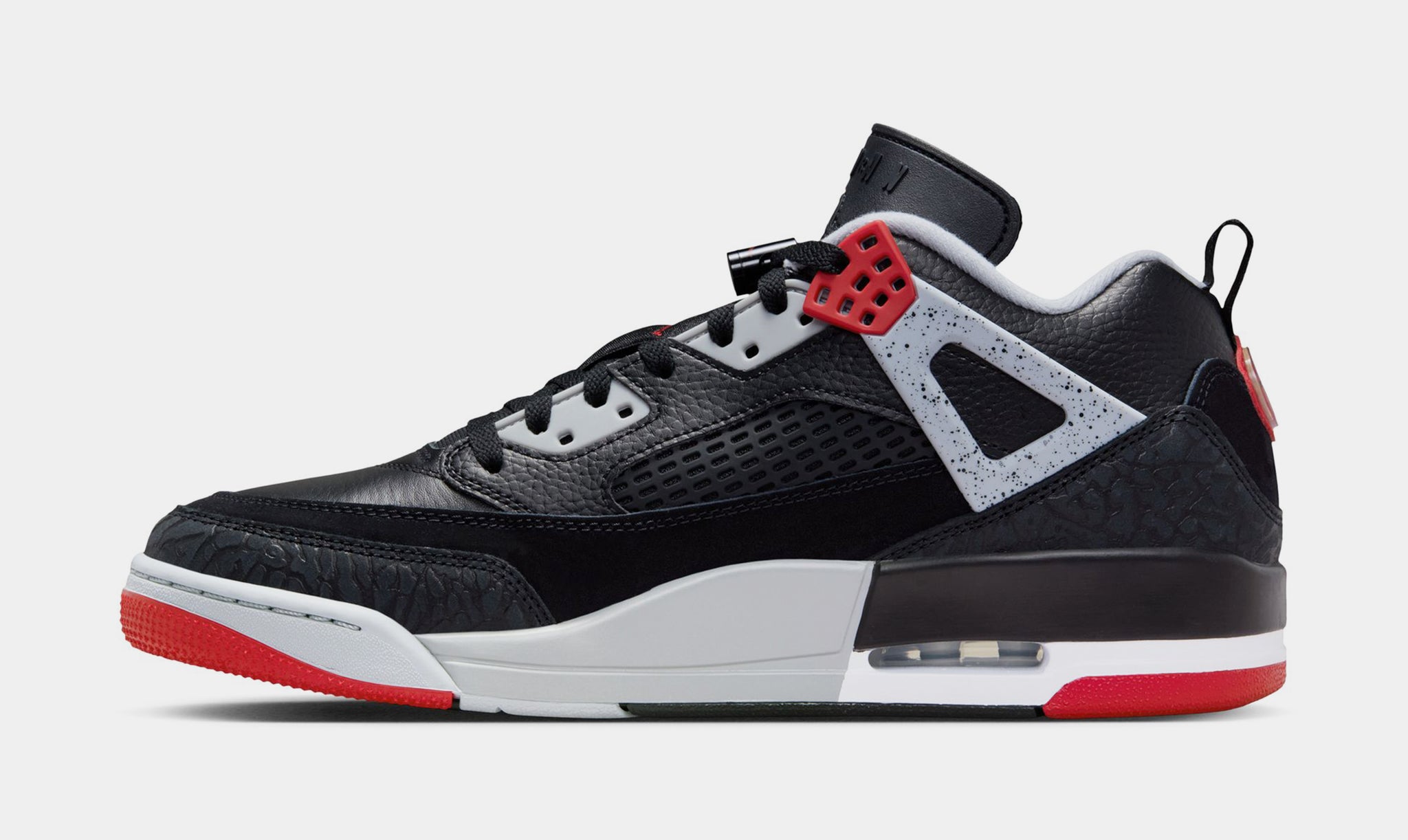 Jordan Spizike Low Mens Basketball Shoes Black Gym Red Wolf  display picture 2