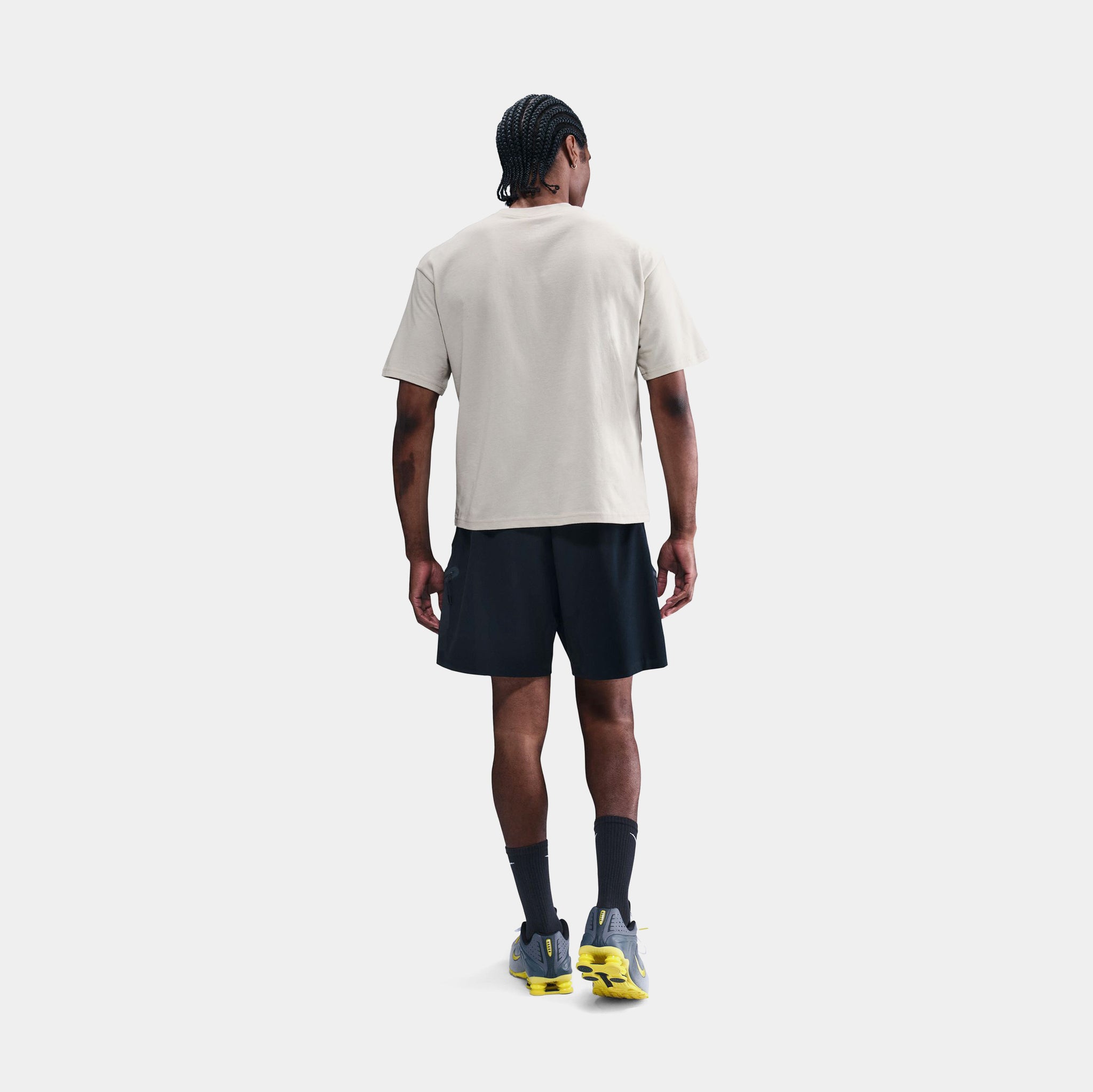 Nike NSW Destroyers Mens Short Sleeve Shirt Light Bone IH7618-072