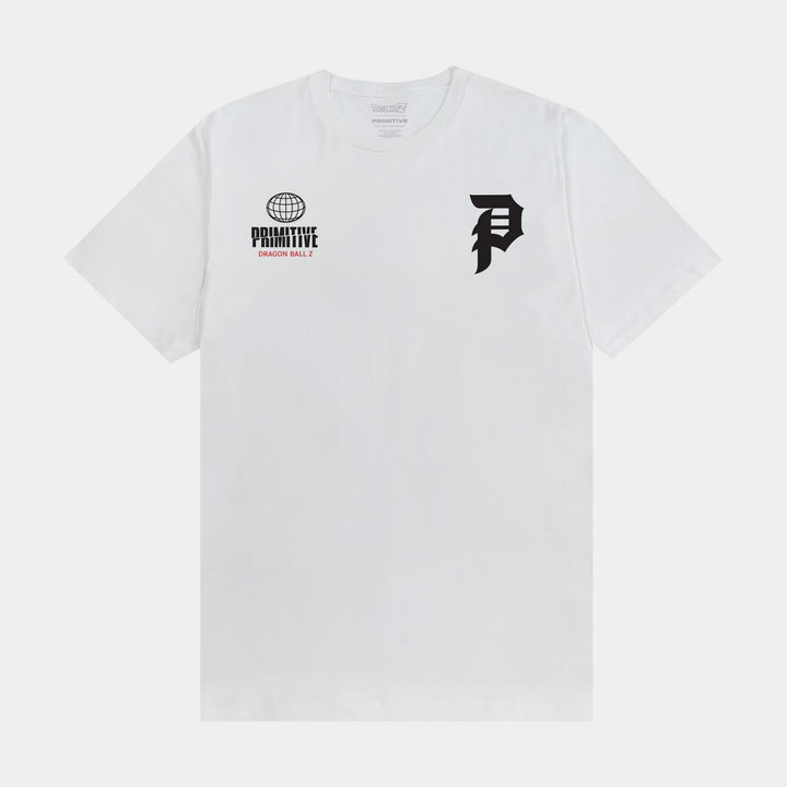 Primitive Snake Graphic Mens Short Sleeve Shirt White Black