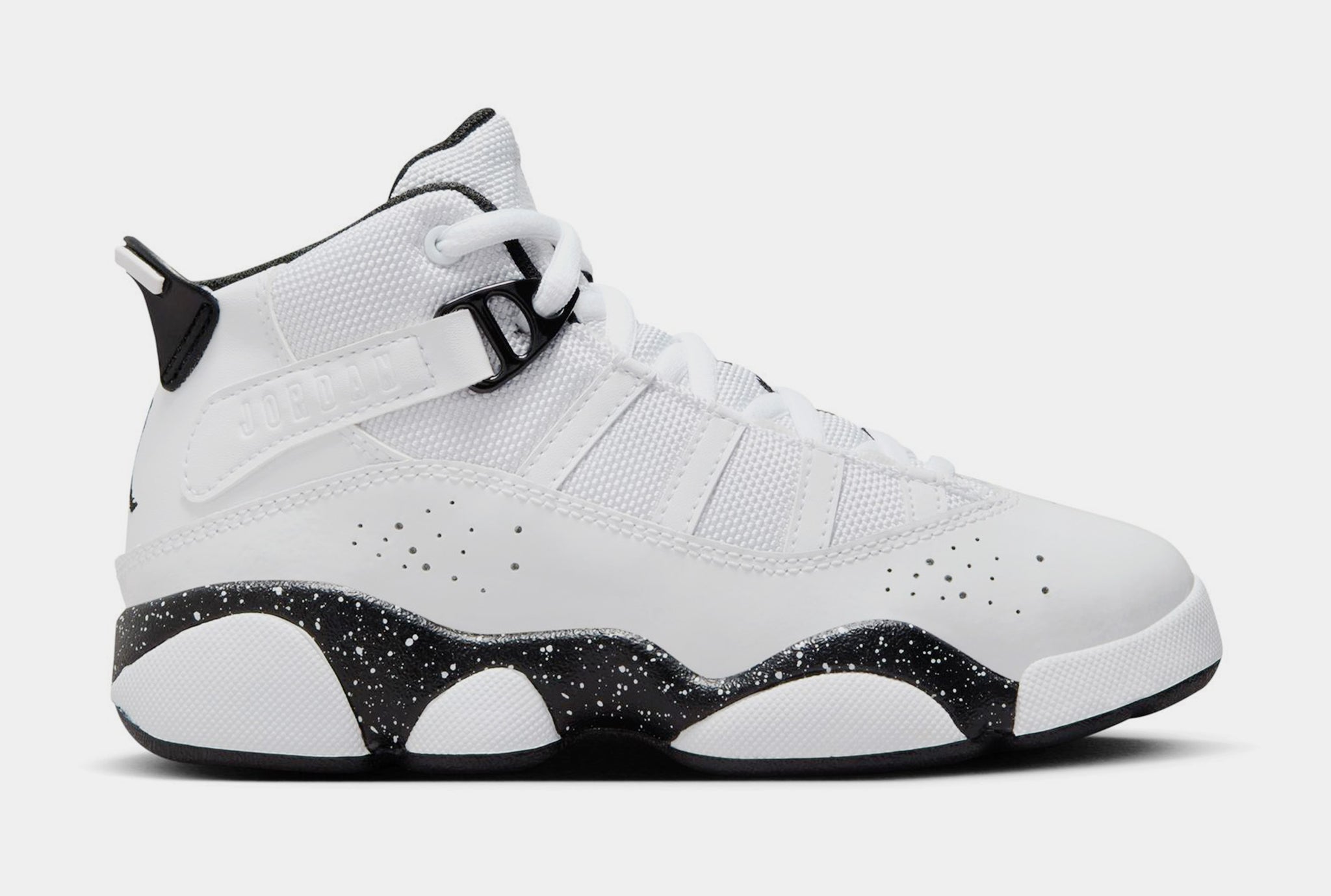 Jordan Rings Preschool Basketball Shoes White Black White 323432