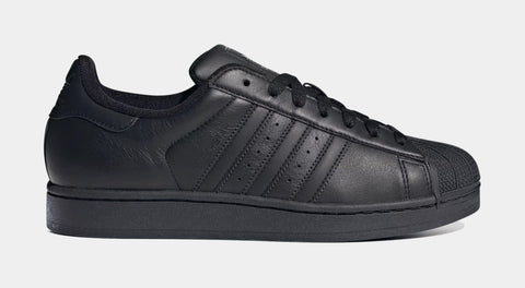 adidas Men's Superstar II Shoes, Size 12, Black/Black