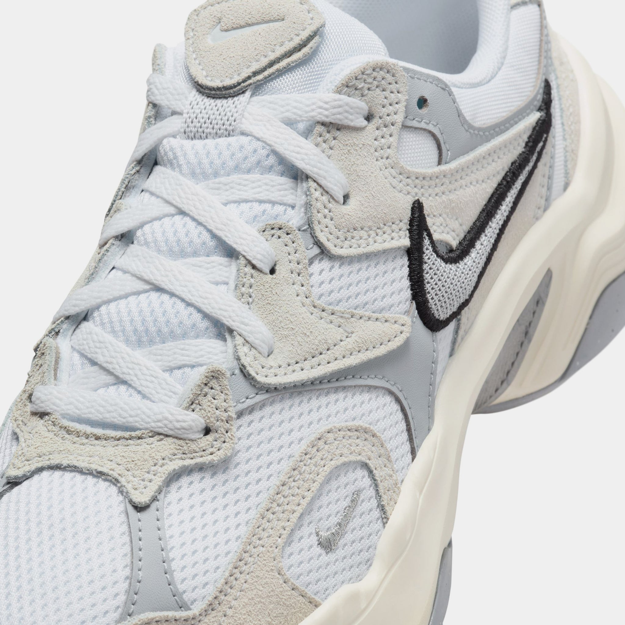 Nike AL8 Metallic Silver Womens Running Shoes Silver White FJ3794