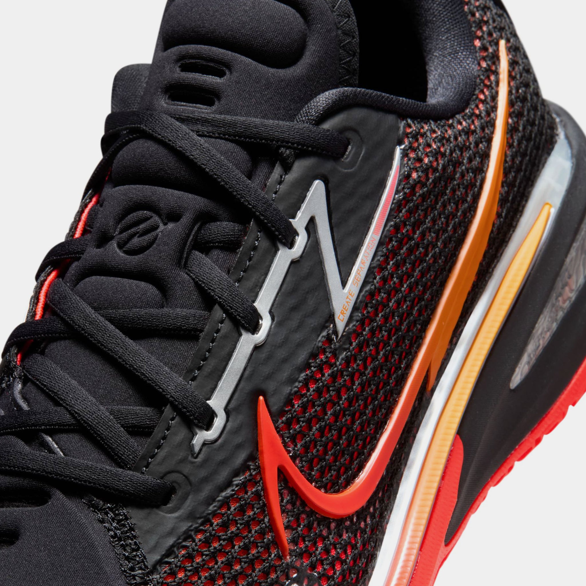 Nike Air Zoom GT Cut Mens Basketball Shoes Black Bright Crimson