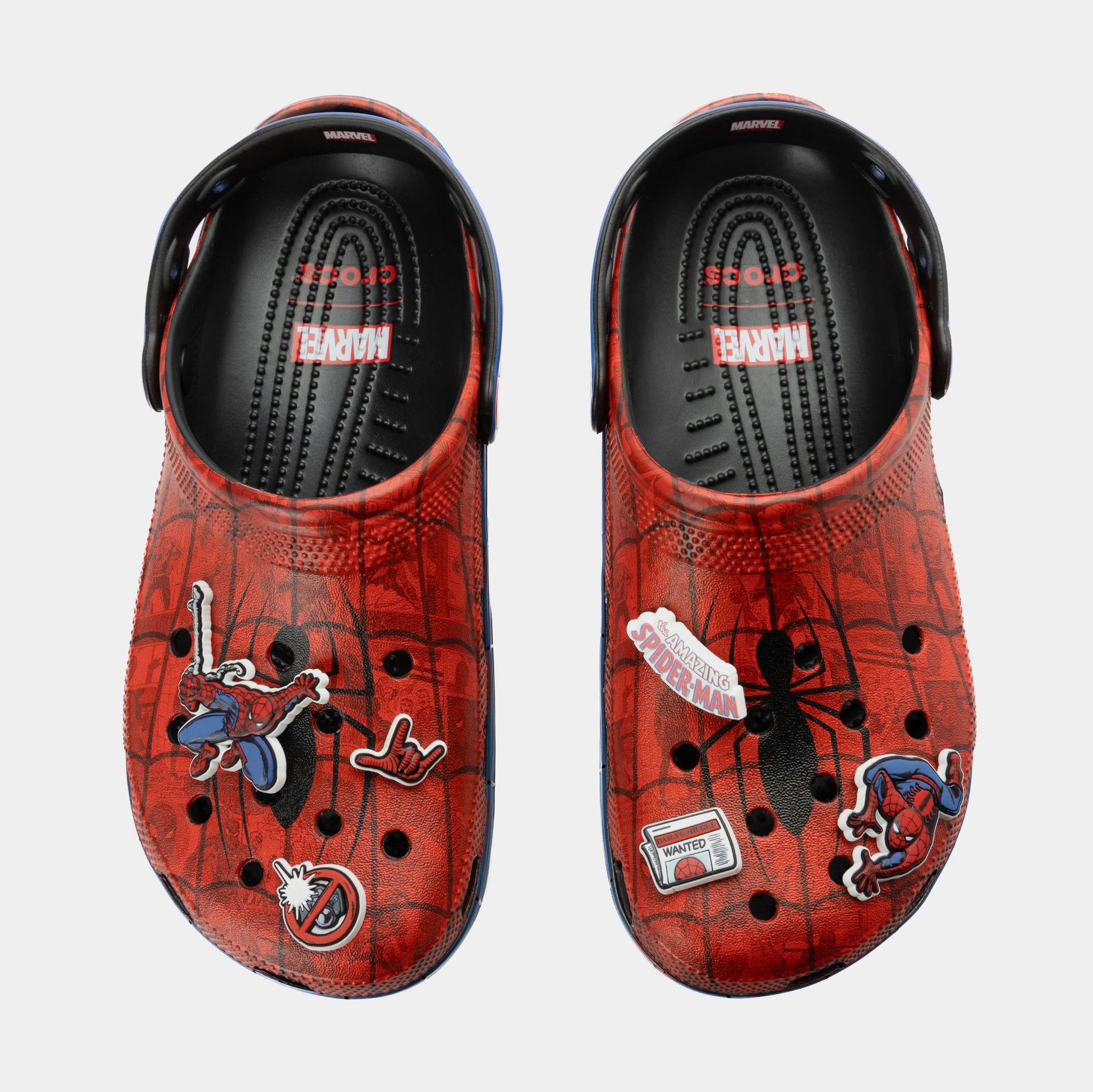 Crocs Marvel Spider-Man Classic Clog Mens Sandals Red Blue  display picture 2