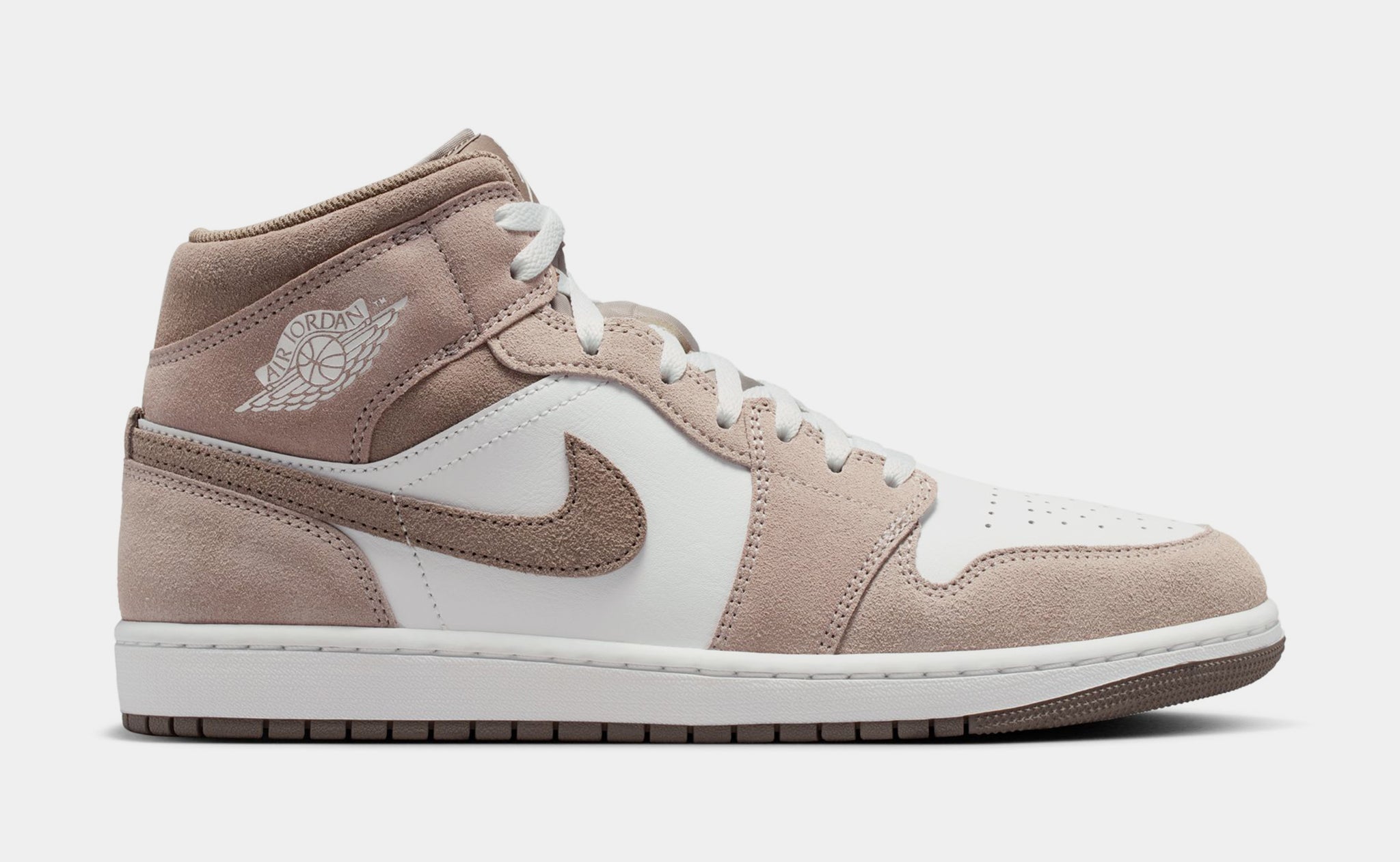 Jordan Air Jordan 1 Mid Mens Lifestyle Shoes Enigma Stone Olive