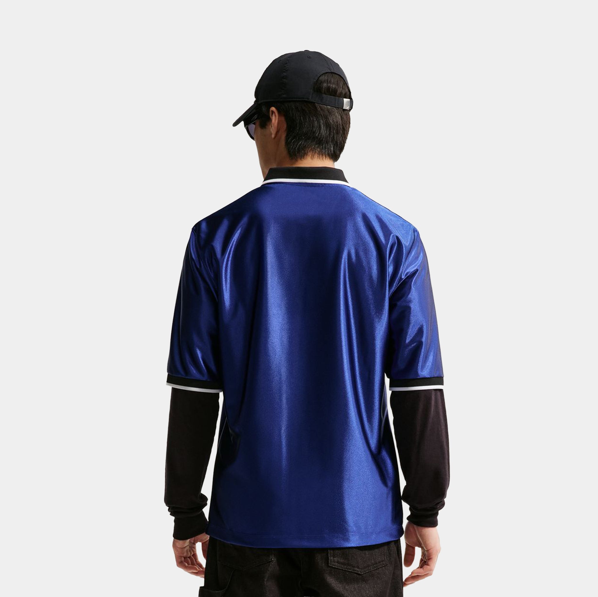 Nike Korea Dri Fit Soccer Mens Jersey Global Blue White Black