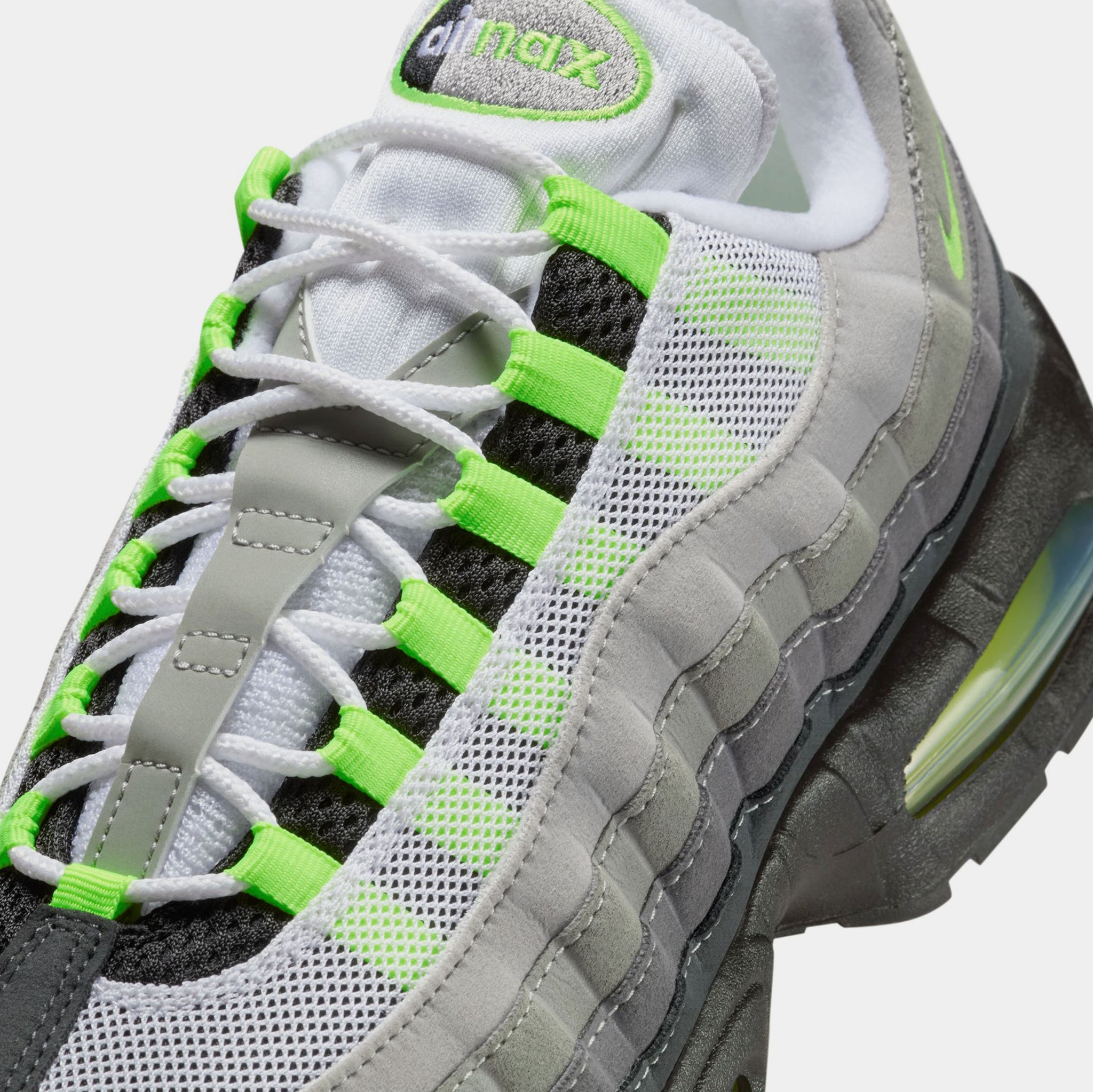 Nike Air Max 95 Big Bubble Neon Mens Running Shoes Black Neon 