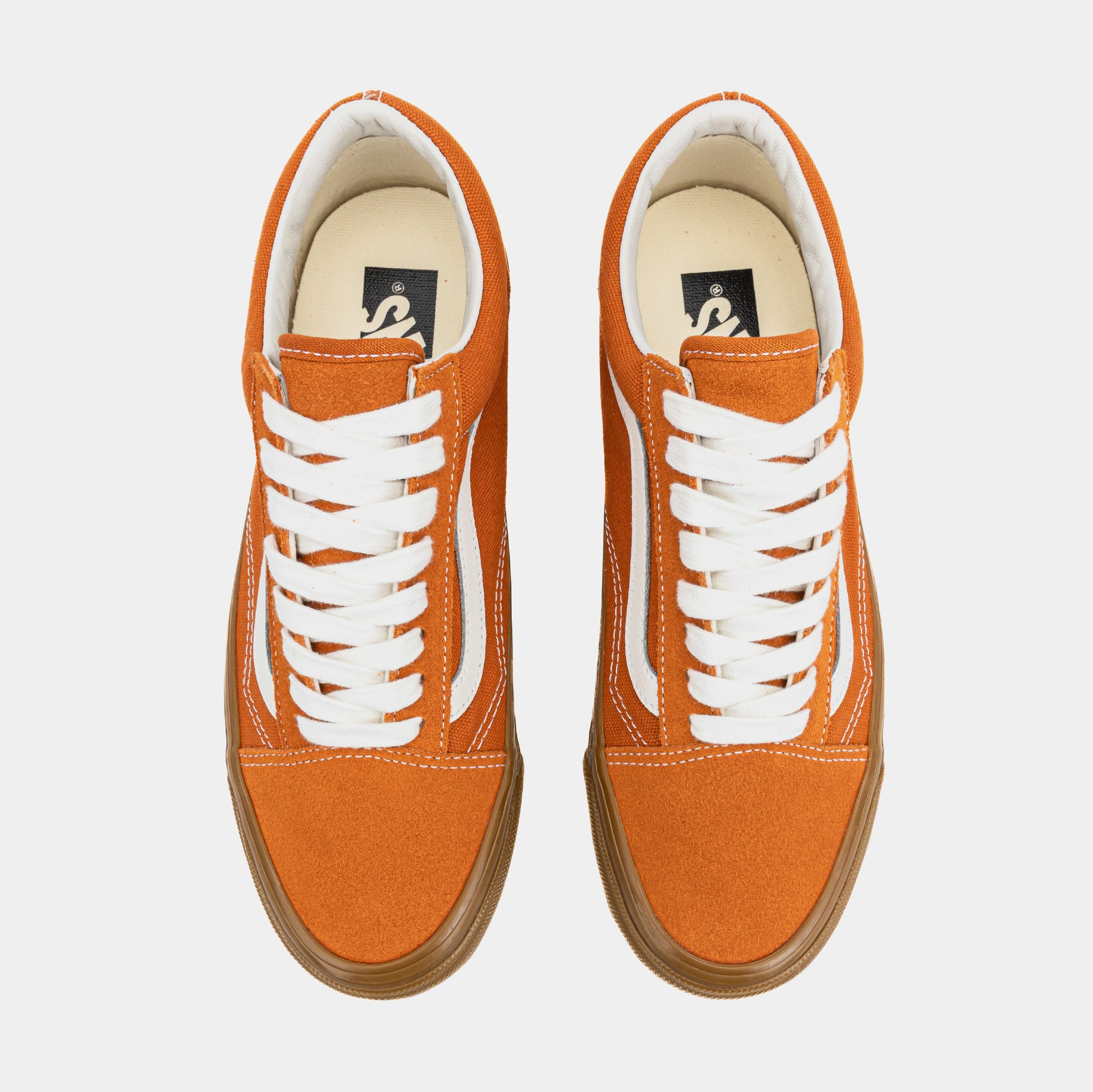 Vans LX Old Skool Mens Lifestyle Shoes Orange White Gum D5652K